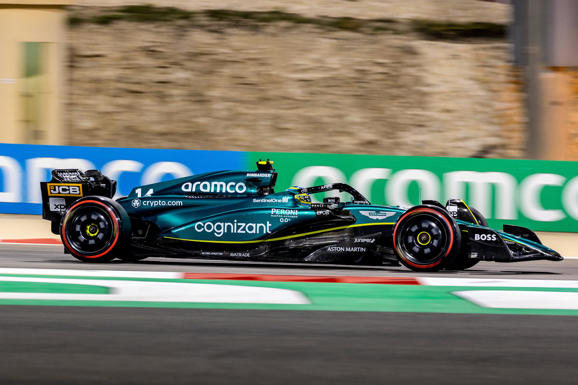 Fernando Alonso (ESP) Aston Martin Formula One Team; Formel 1 GP Bahrain. Samstag 04.03.2023