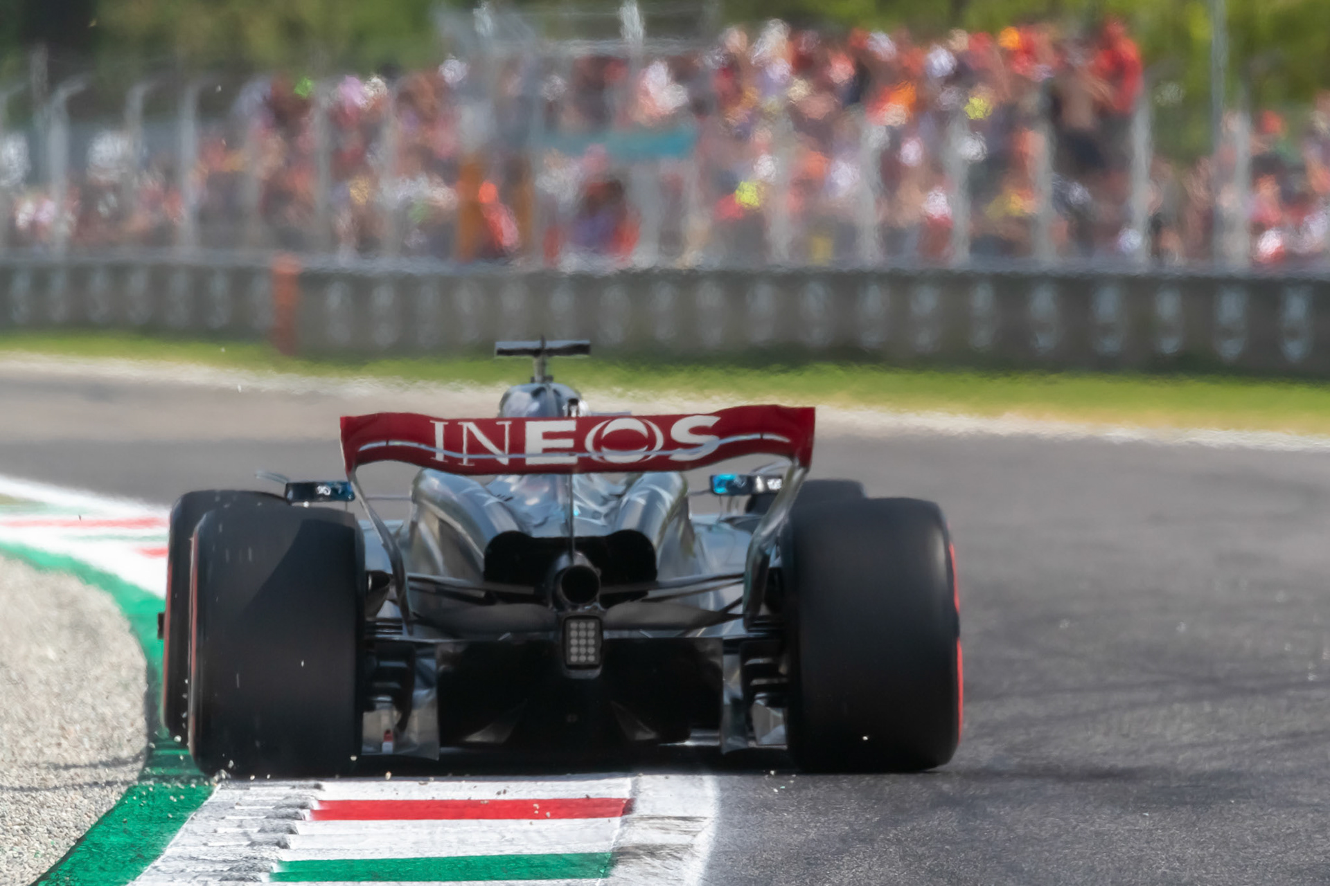 George Russell (GBR) Mercedes AMG F1 Team; Formel 1 GP Italien / Monza. Samstag, 02.09.2023