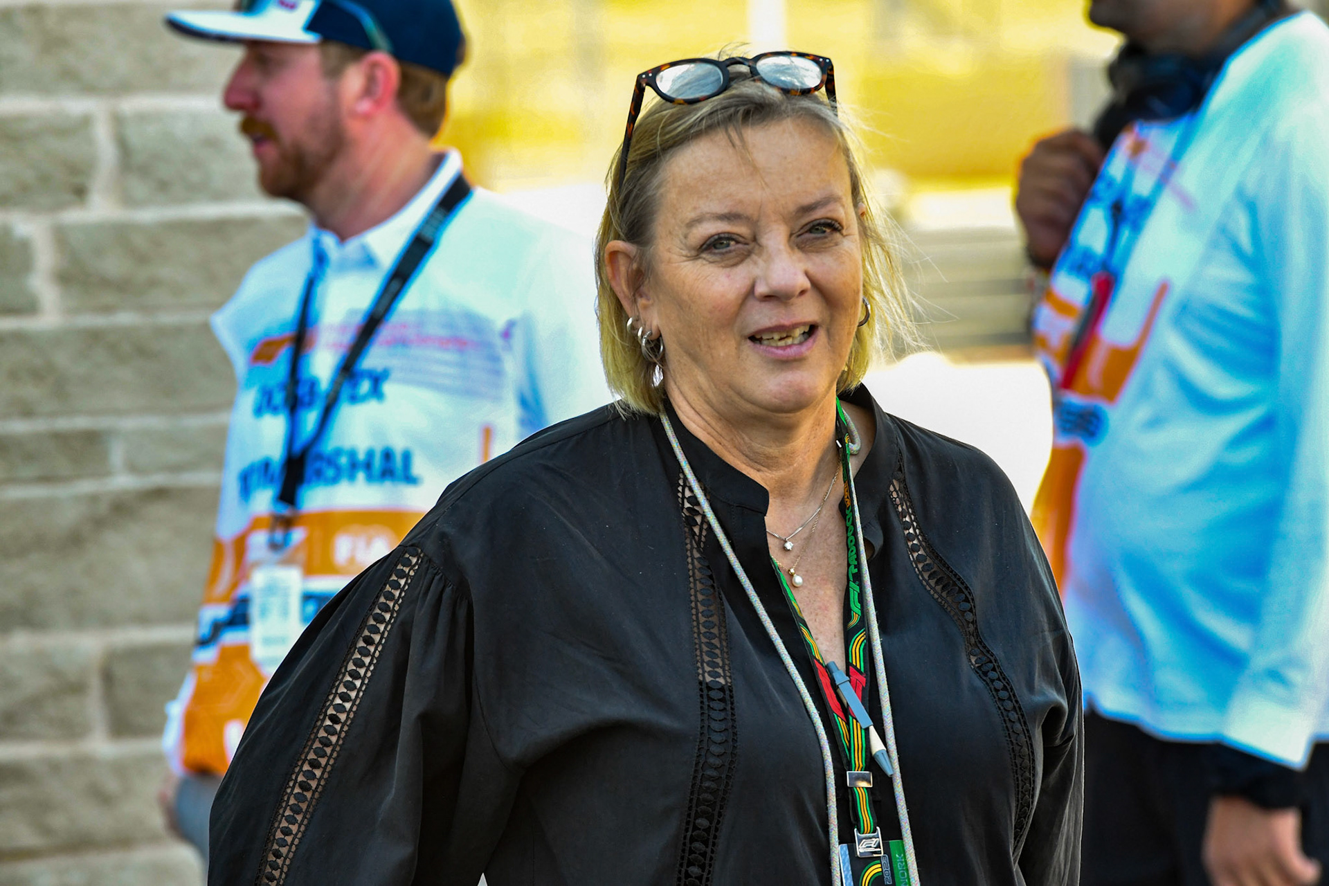Sabine Kehm, Managerin von Mick Schumacher; Formel 1 GP USA Austin Texas. Freitag 20.10.2023