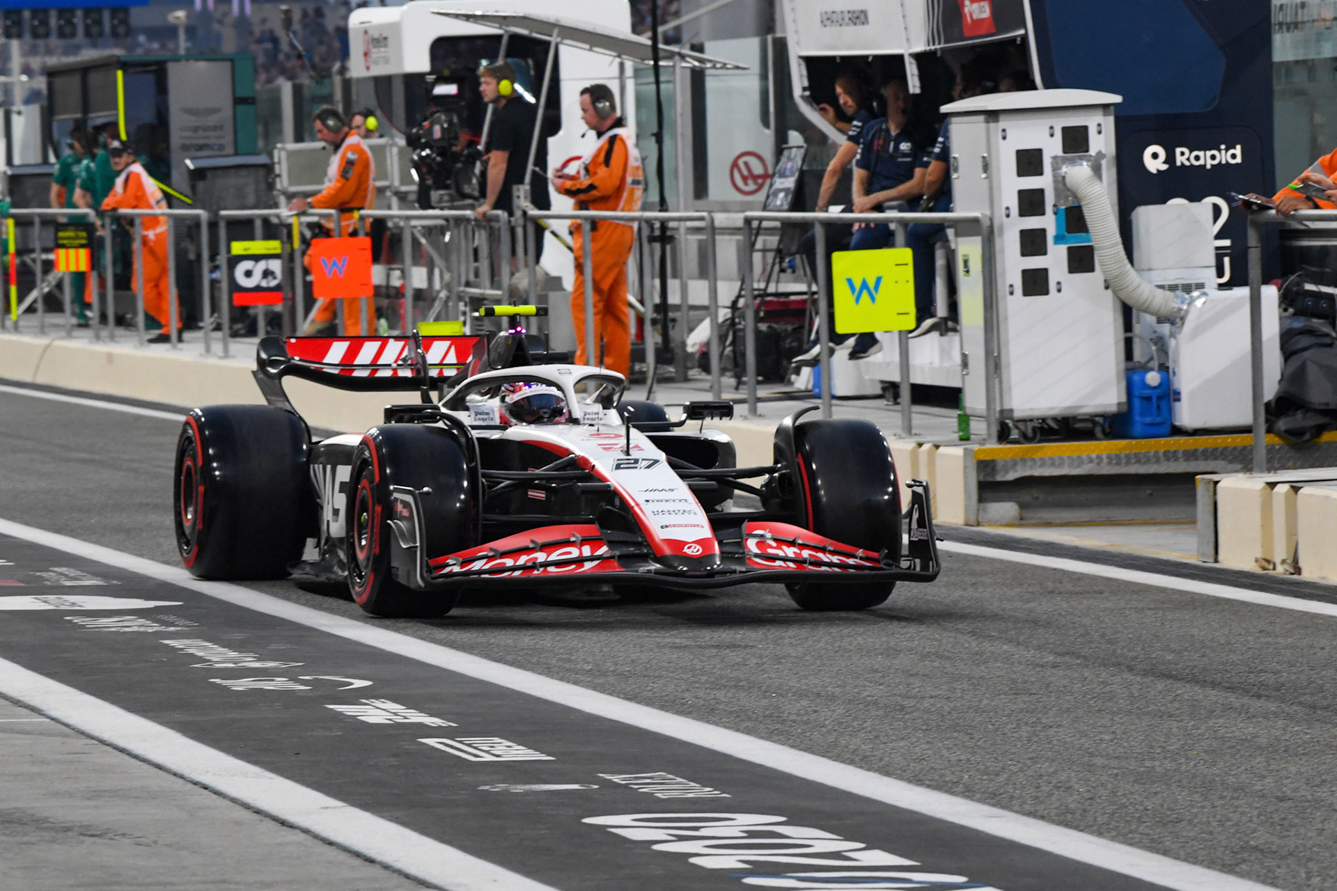 Nico Hülkenberg (GER) Haas F1 Team; Formel 1 GP Abu Dhabi. Freitag 24.11.2023