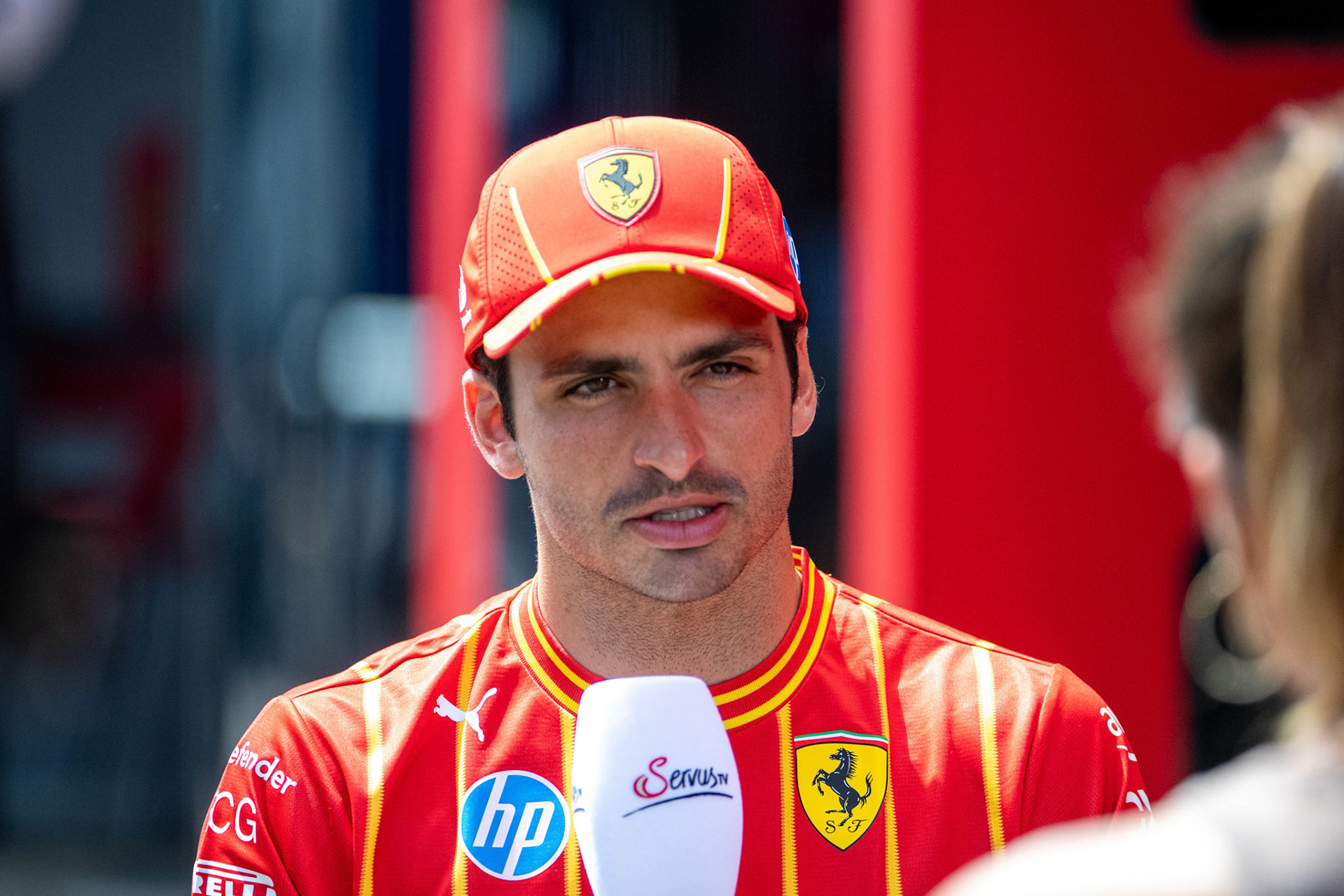 Carlos Sainz #55, Scuderia Ferrari;Formel 1 GP Austria / Österreich. Donnerstag, 27.06.2024