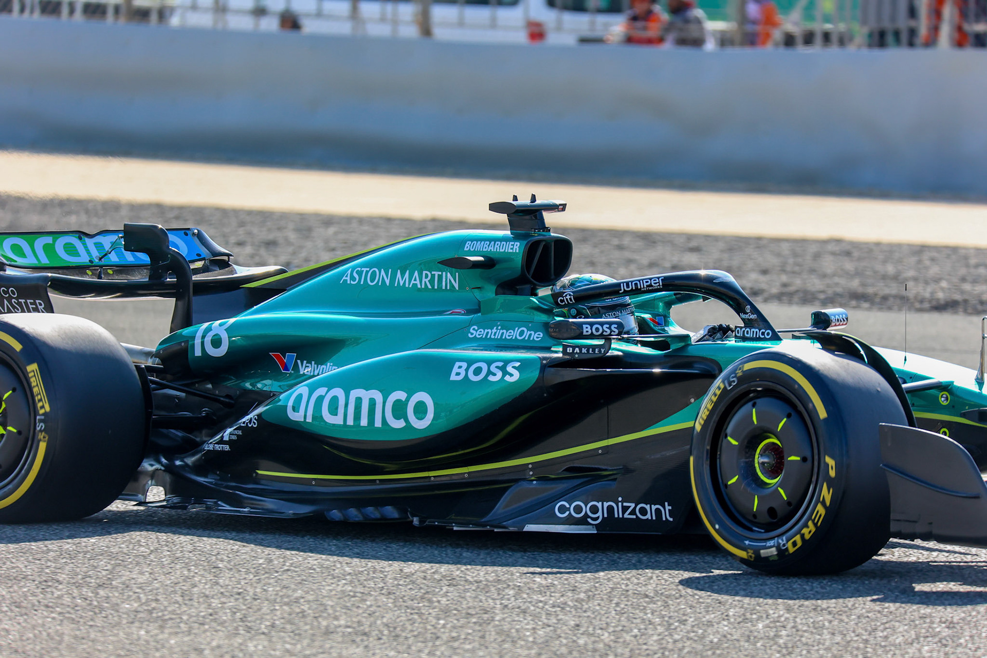 Lance Stroll #18, Aston Martin Aramco F1 Team; Formel 1 GP Bahrain. Donnerstag 29.02.2024