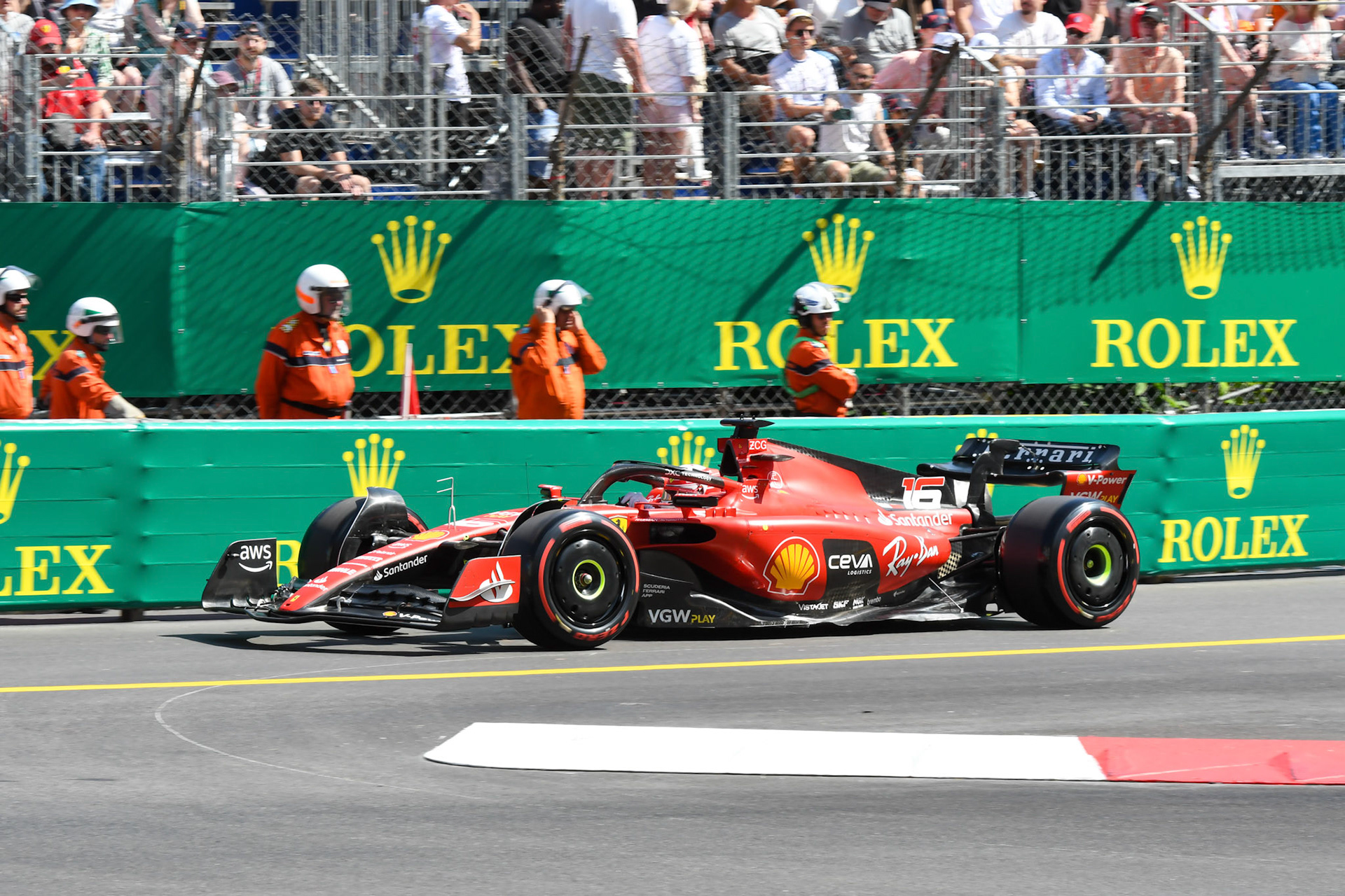 Charles Leclerc (MCO) Scuderia Ferrari; Formel 1 GP Monaco. Samstag 27.05.2023
