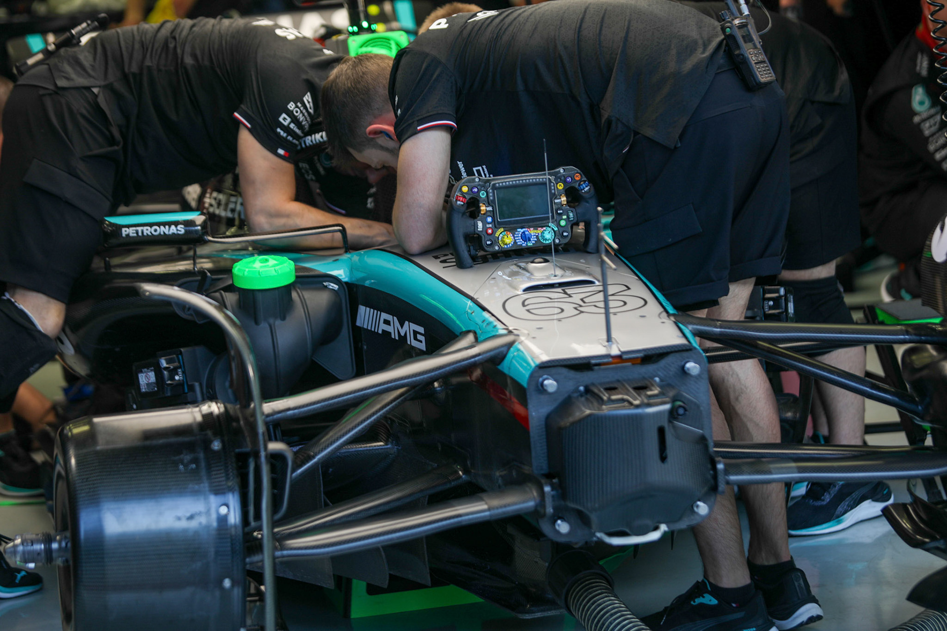 Mercedes-AMG Petronas F1 Team; Formel 1 Pre-Season Tests Bahrain. Mittwoch, 21.02.2024