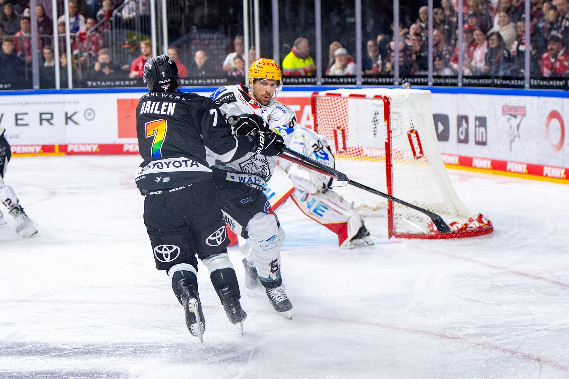 Nicholas Bailen; DEL Kölner Haie - Bremerhaven Fischtown Pinguins, 01.11.2023