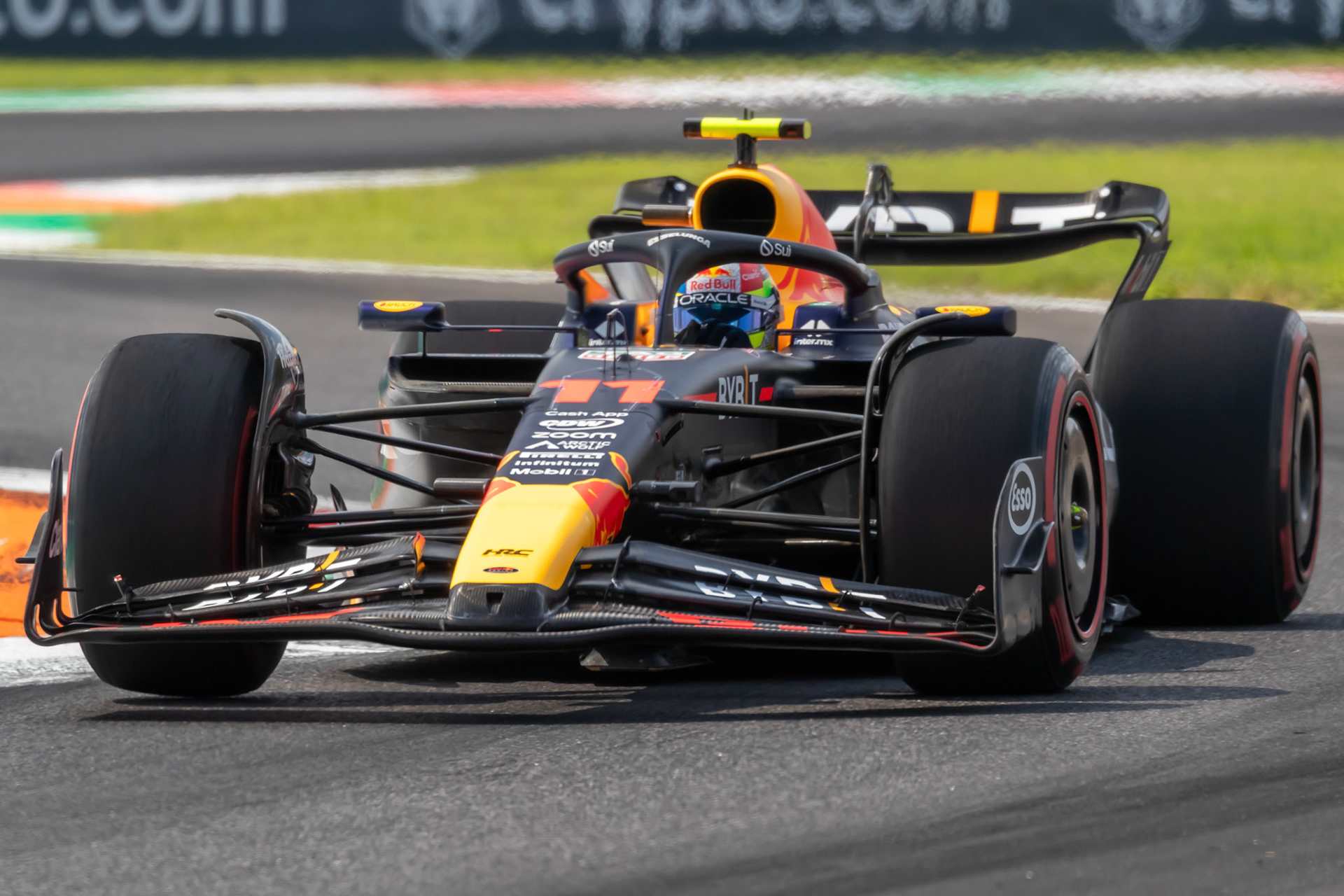 Sergio Perez (MEX) Red Bull Racing; Formel 1 GP Italien / Monza. Samstag, 02.09.2023