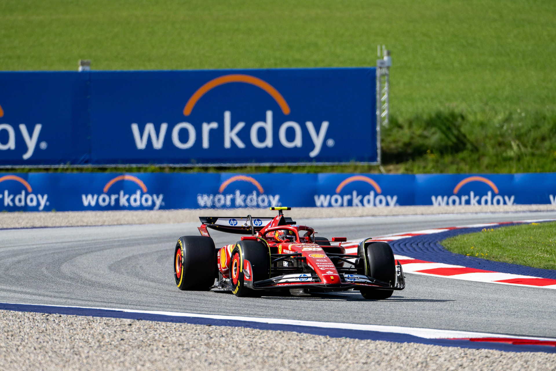 Carlos Sainz #55, Scuderia Ferrari;Formel 1 GP Austria / Österreich. Freitag, 28.06.2024