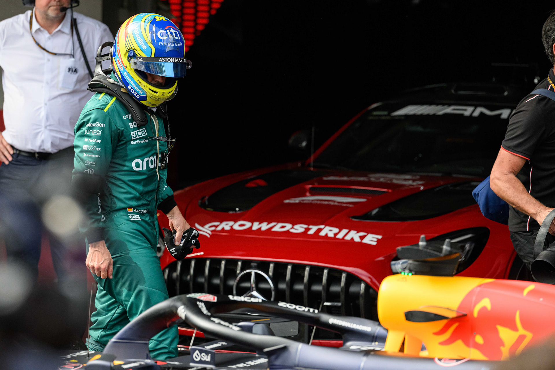 Fernando Alonso #14, Aston Martin Aramco F1 Team; F1 GP Imola / Italien Sonntag, 19.05.2024