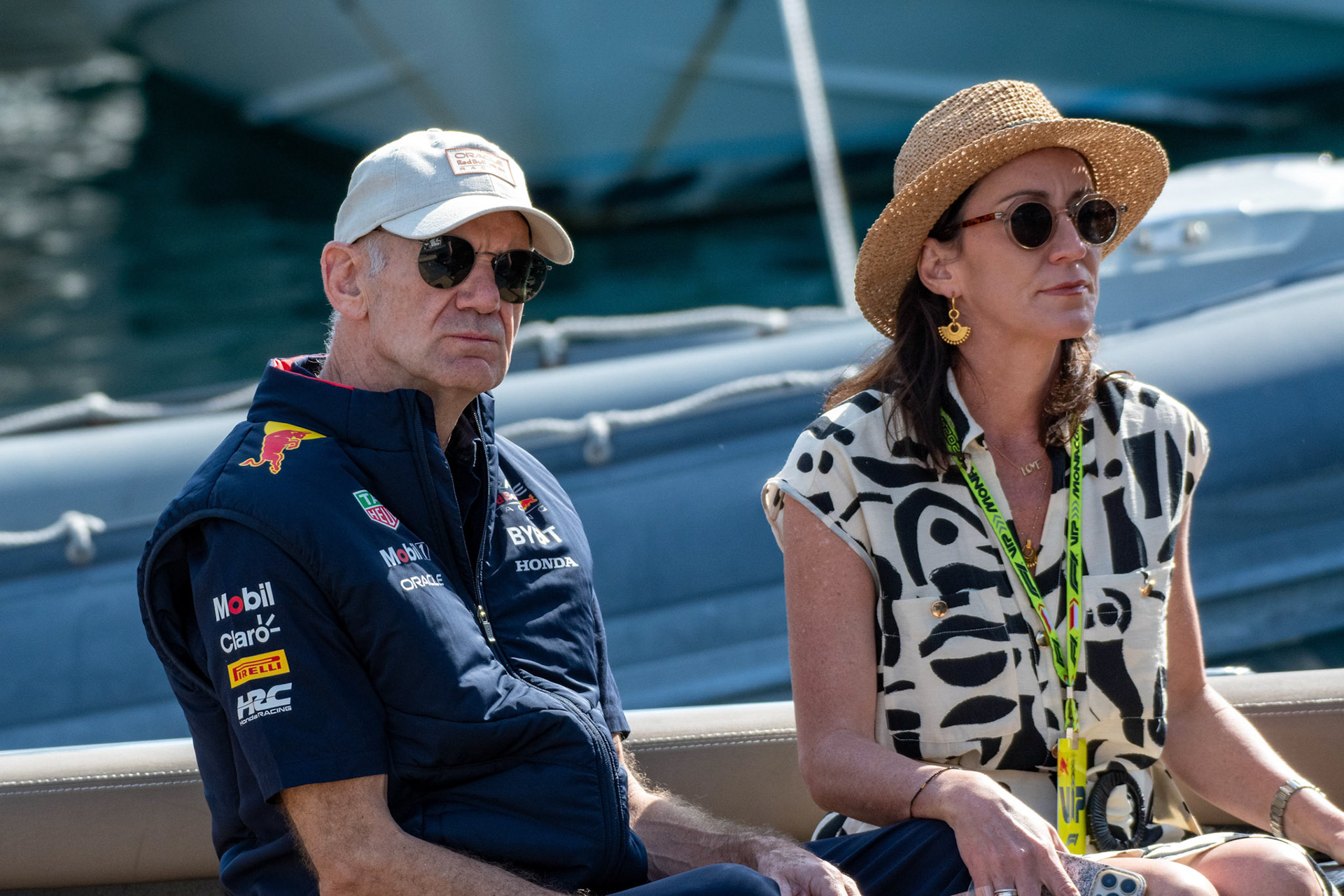 Adrian Newey und Amanda Newey; Formel1 GP Monaco Sonntag, 26.05.2024