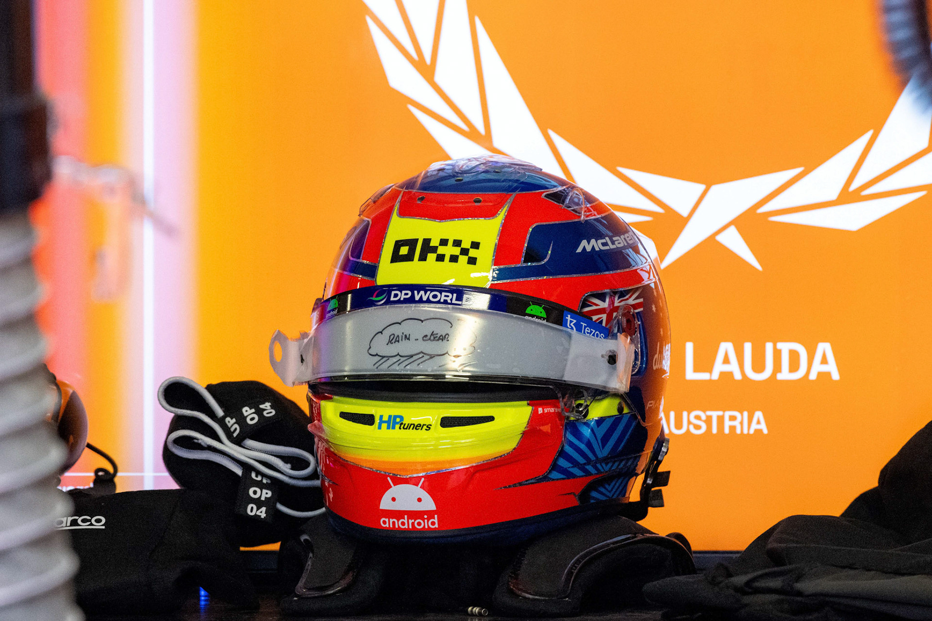 Lando Norris (GBR) Helm, McLaren F1 Team; Formel 1 GP Austria / Österreich. Samstag, 01.07.2023