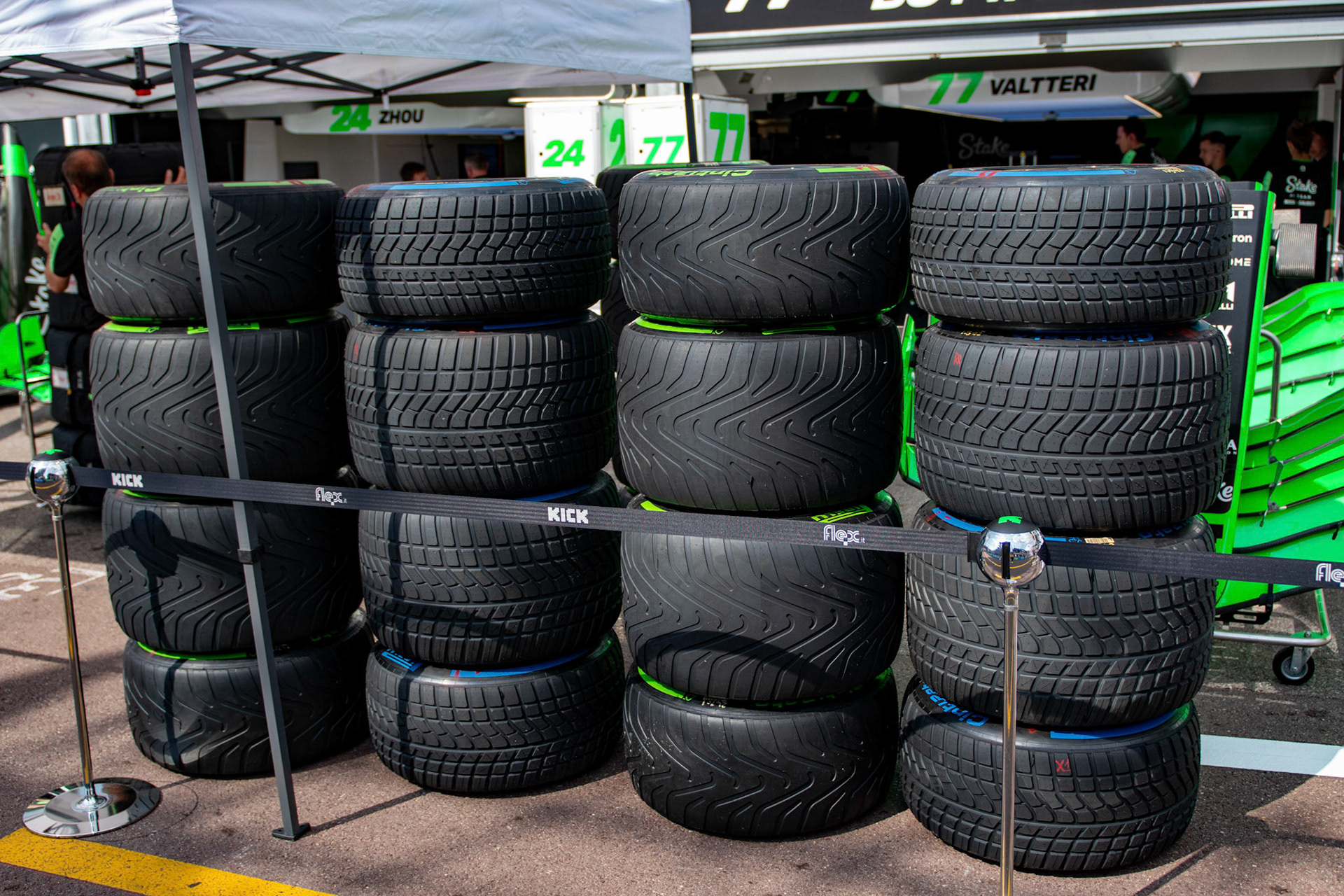 F1 Regenreifen; Formel1 GP Monaco Donnerstag, 23.05.2024