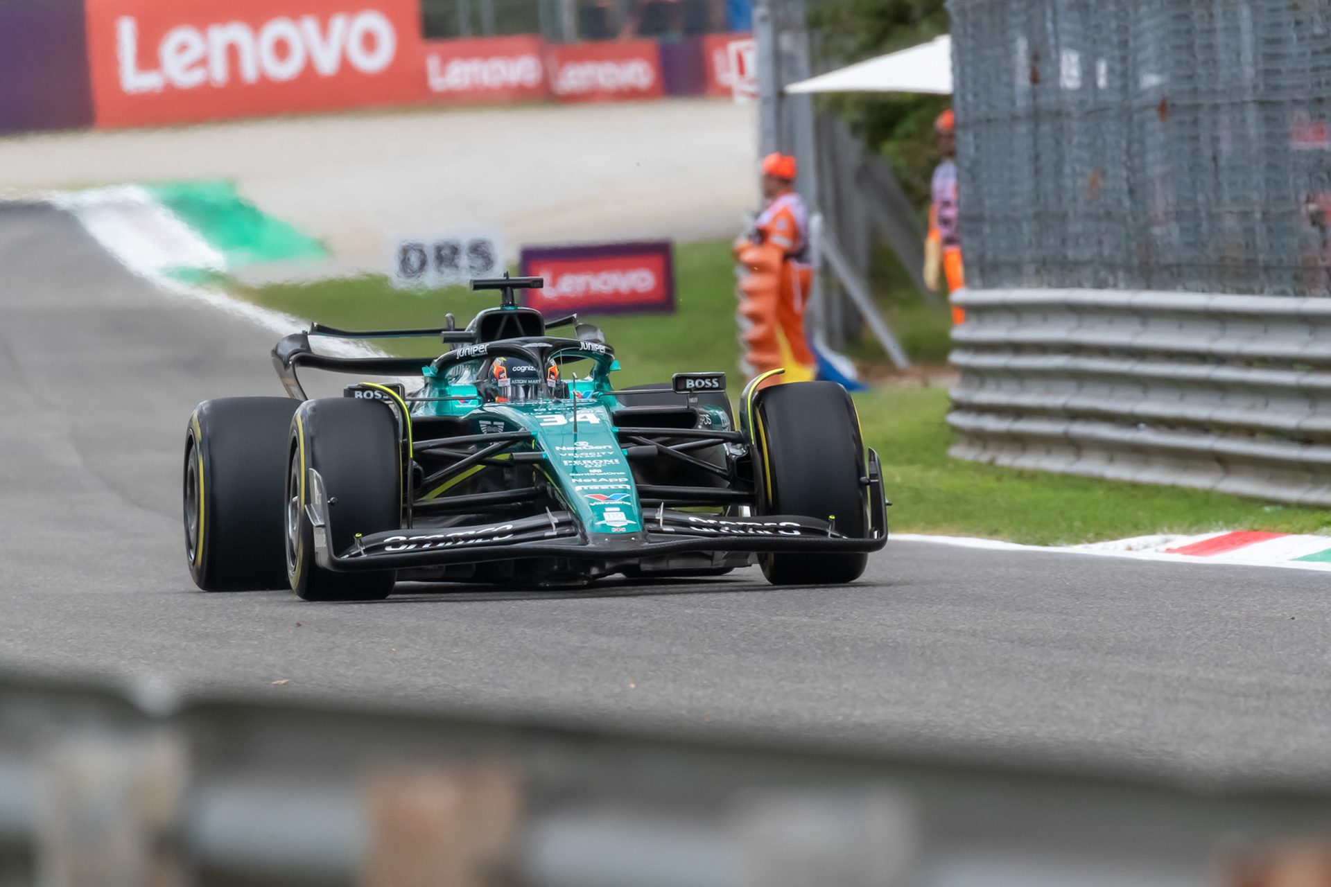 Felipe Drugovich, Aston Martin Formula One Team; Formel 1 GP Italien / Monza. Freitag, 01.09.2023