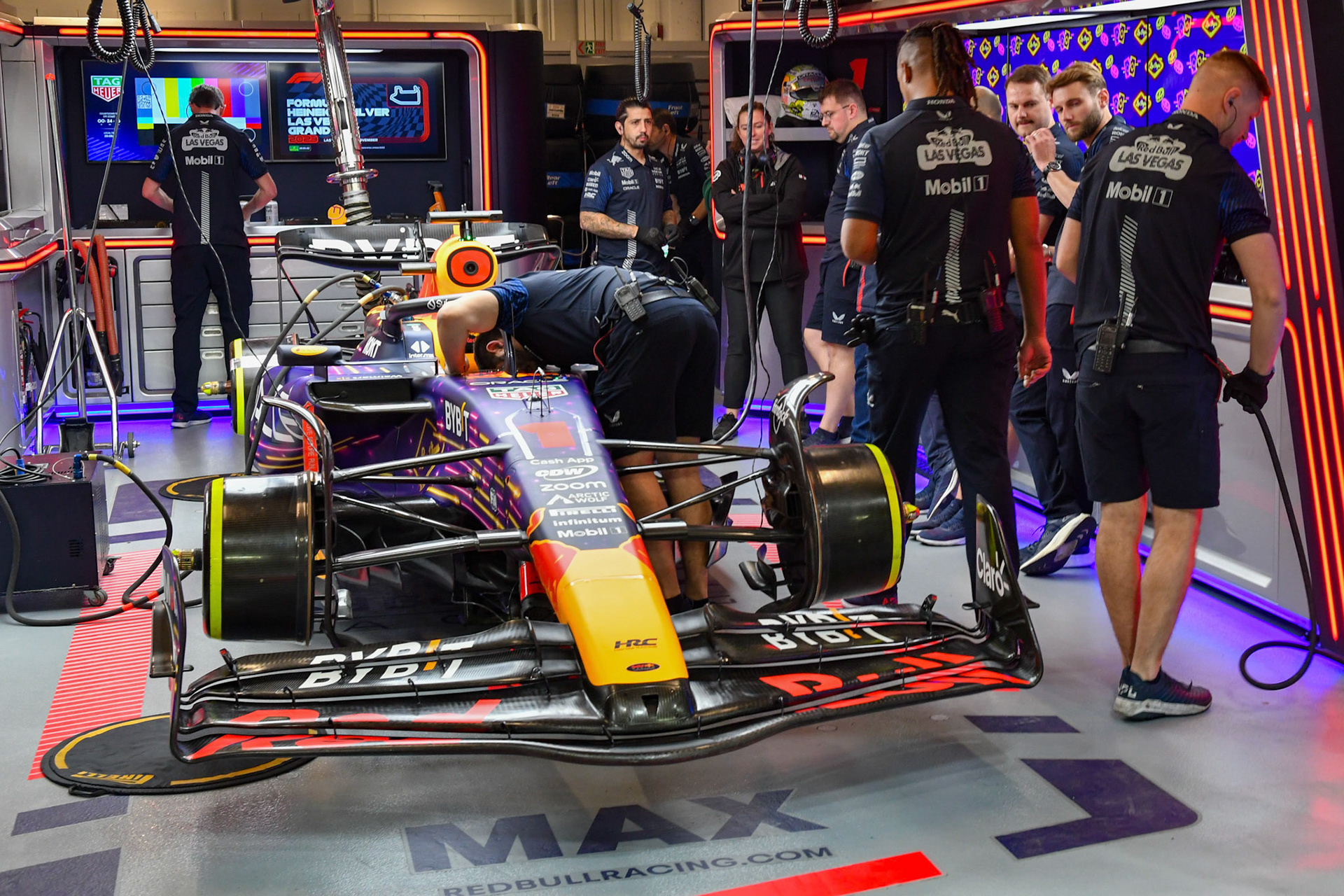 Red Bull Racing; Formel 1 GP USA Las Vegas. Samstag 18.11.2023