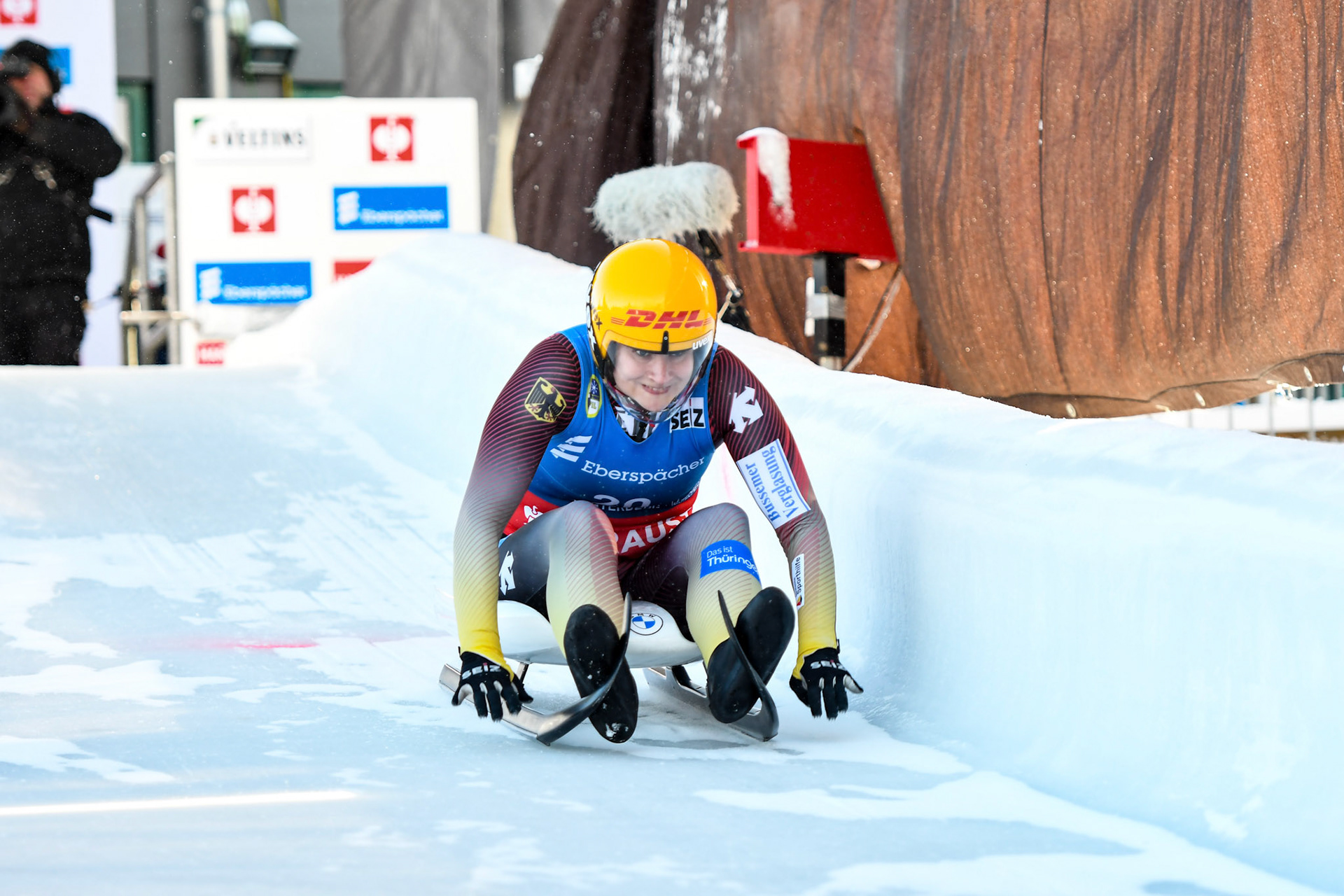 Dajana Eitberger #20, GER; Eberspächer Luge World Cup; Veltins Eisarena Winterberg 25.02.2023