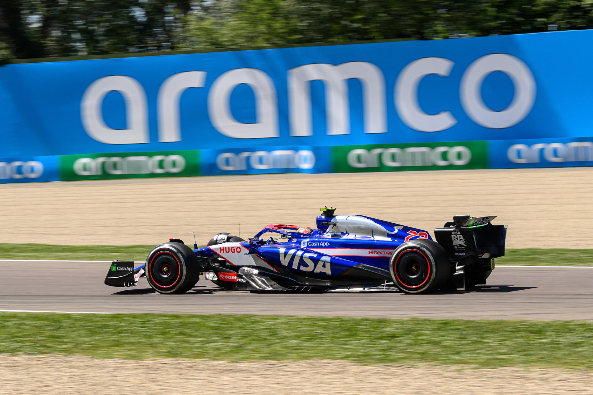 Yuki Tsunoda #22, Visa Cash App RB Formula One Team; F1 GP Imola / Italien Freitag, 17.05.2024