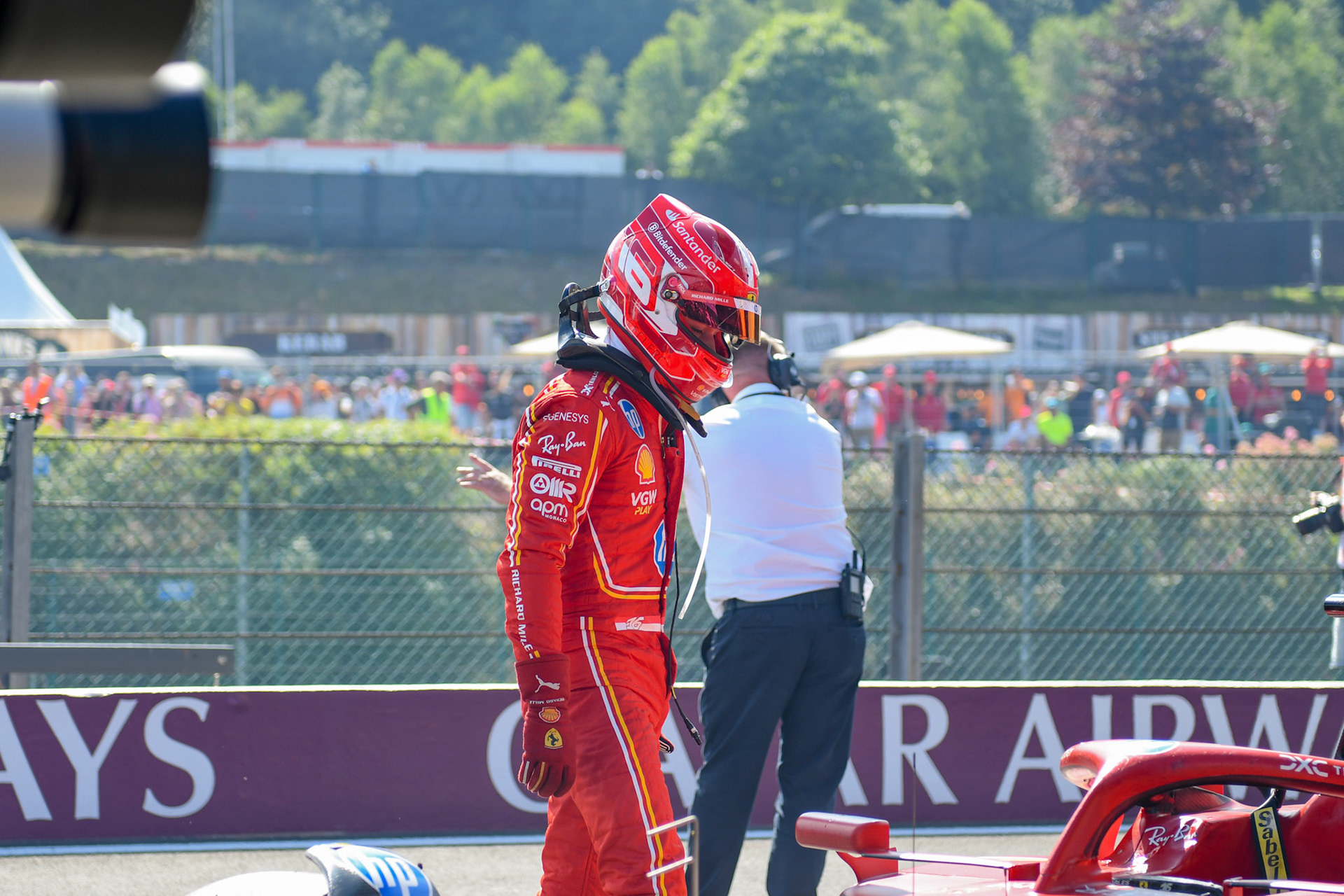 Charles Leclerc #16, Scuderia Ferrari;Formel 1 GP Spa / Belgien. Sonntag, 28.07.2024