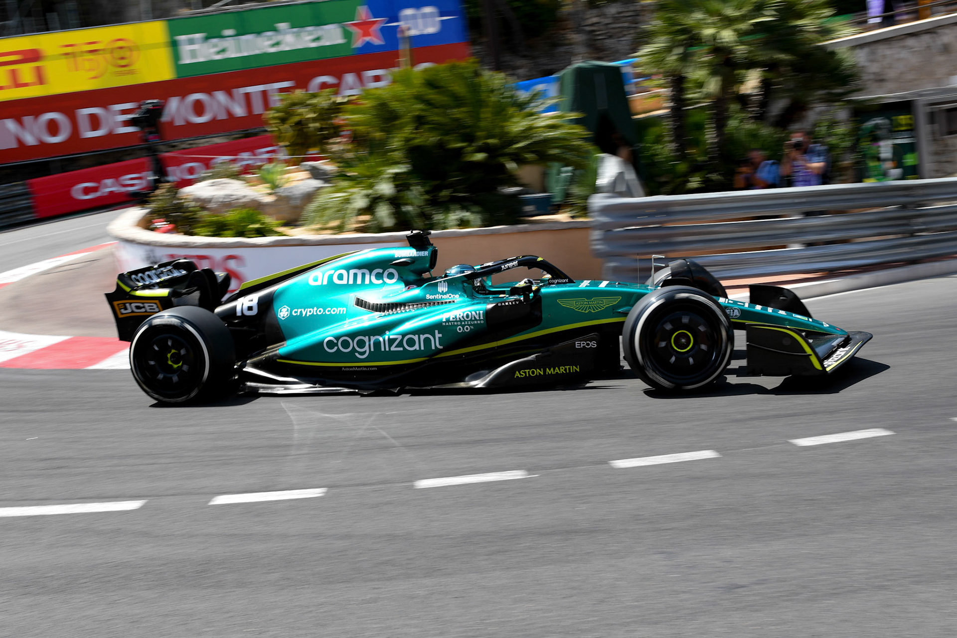 Lance Stroll (CAN) Aston Martin Cognizant Formula One Team; Formel 1 Monaco am 27.05.2022