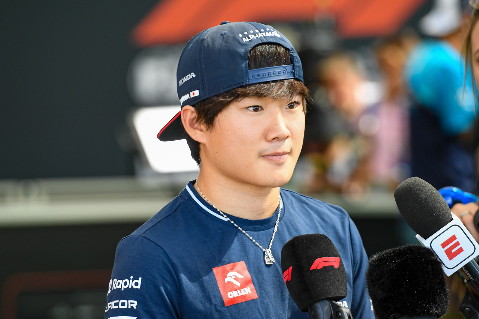 Yuki Tsunoda (JPN) Scuderia Alpha Tauri;Formel 1 GP USA Austin Texas. Donnerstag 19.10.2023