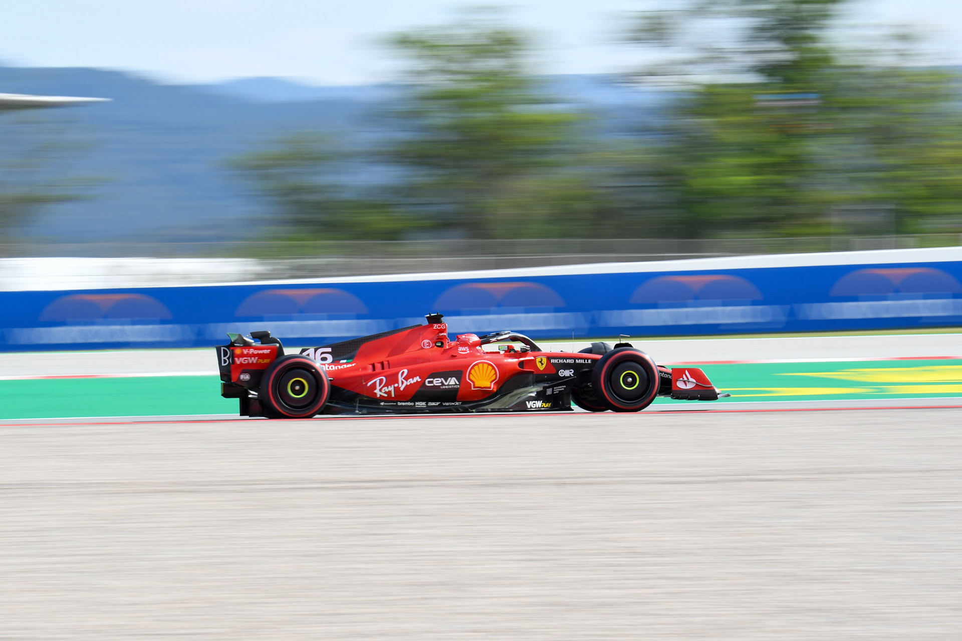 Charles Leclerc (MCO) Scuderia Ferrari;Formel 1 GP Barcelona. Freitag 02.06.2023