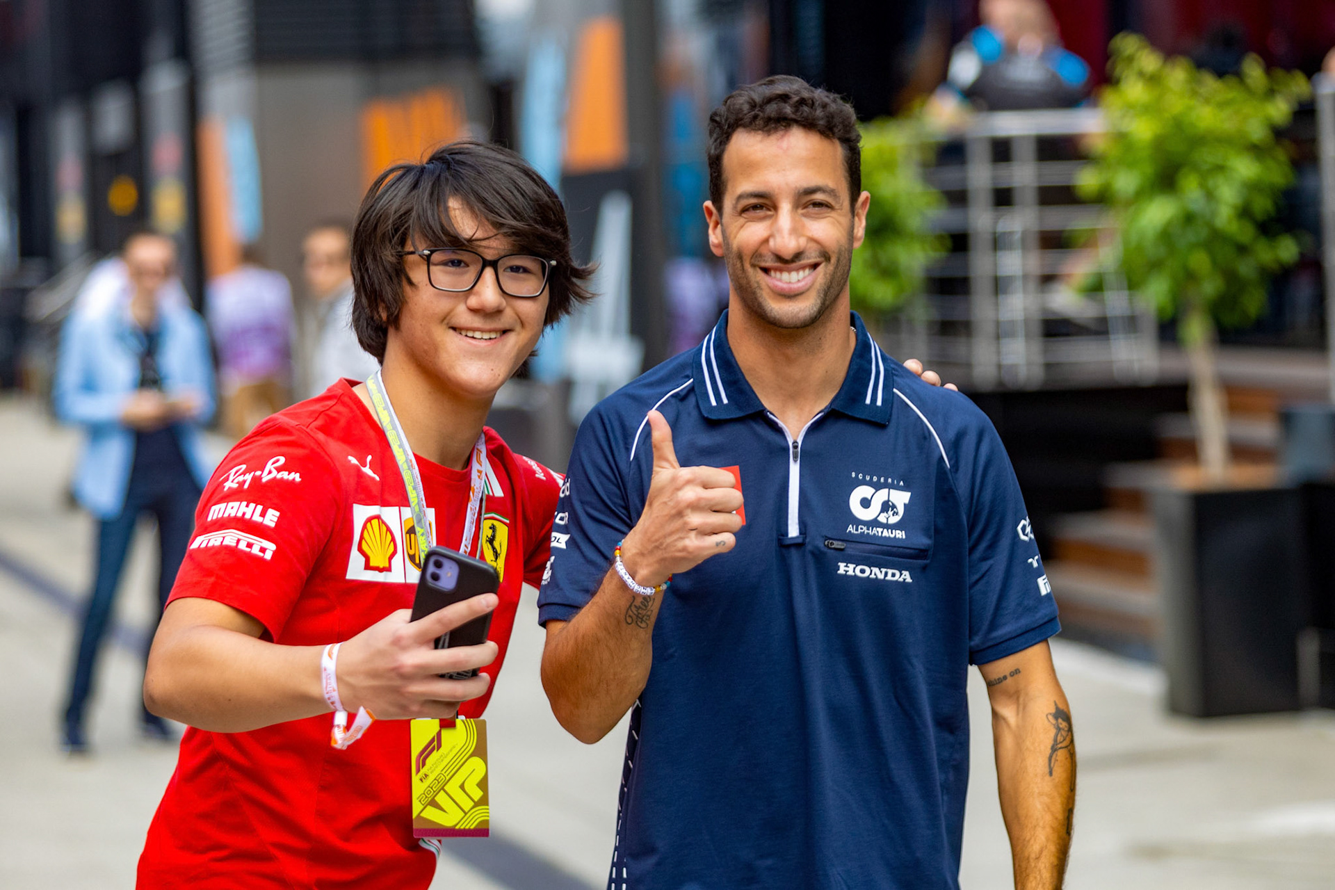 Daniel Ricciardo, Scuderia Alpha Tauri; Formel 1 GP Budapest / Ungarn. Feitag, 21.07.2023