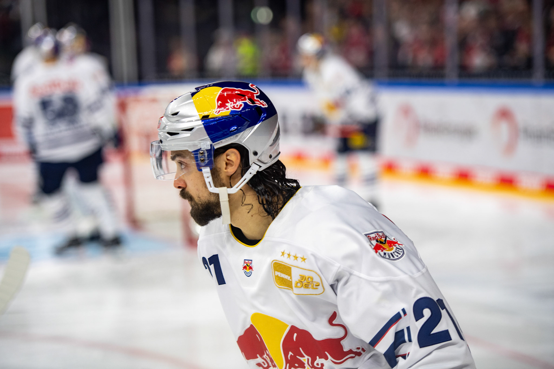 Nocolas Krämmer; DEL Kölner Haie - EHC Red Bull München, 27.10.2023