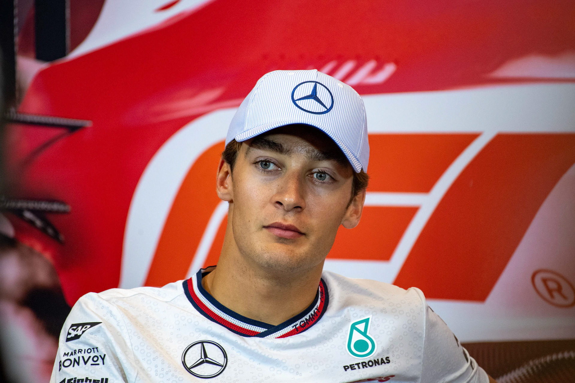 George Russell #63, Mercedes-AMG Petronas F1 Team; Formel1 GP Monaco Donnerstag, 23.05.2024