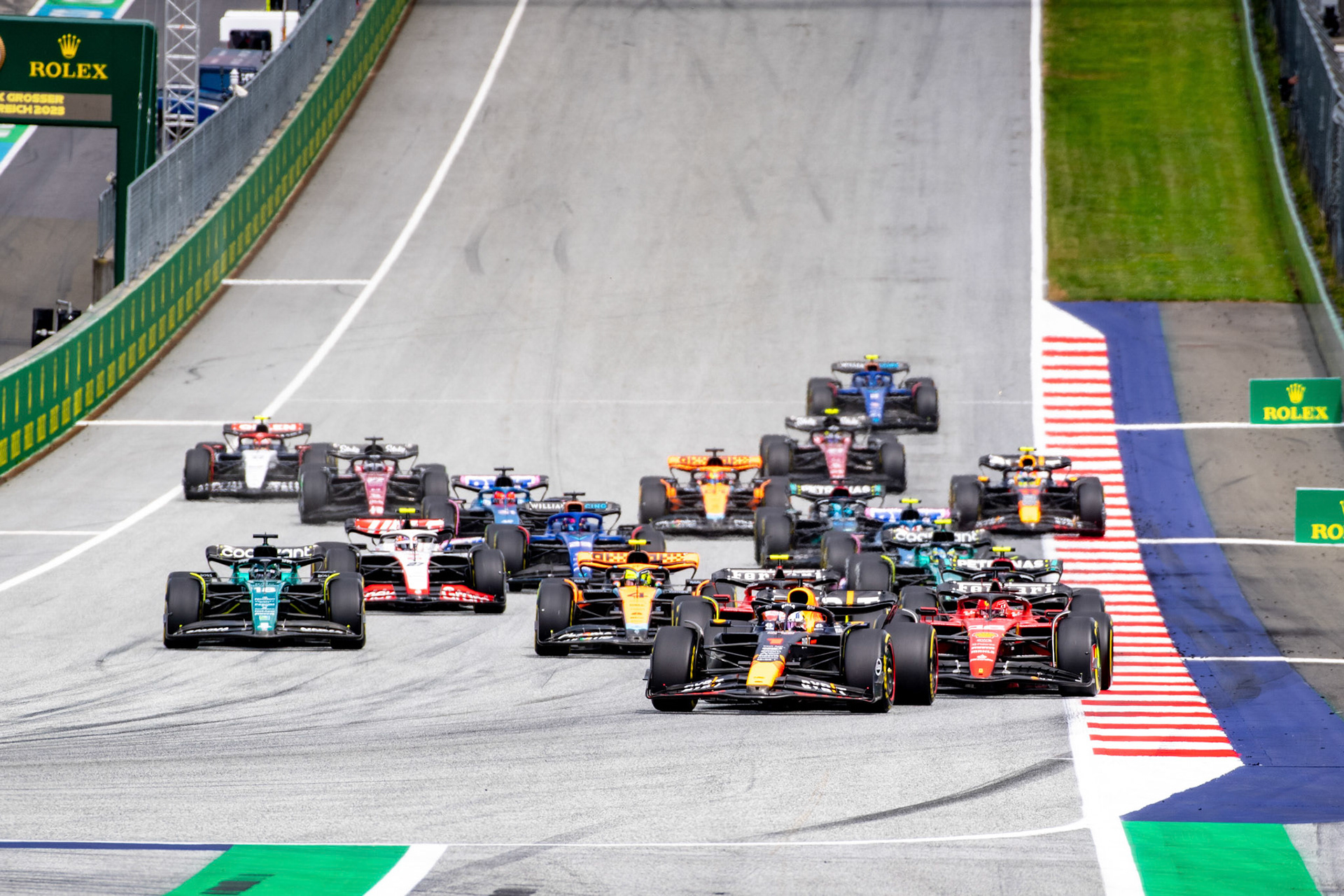 Rennstart; Formel 1 GP Austria / Österreich. Sonntag, 02.07.2023