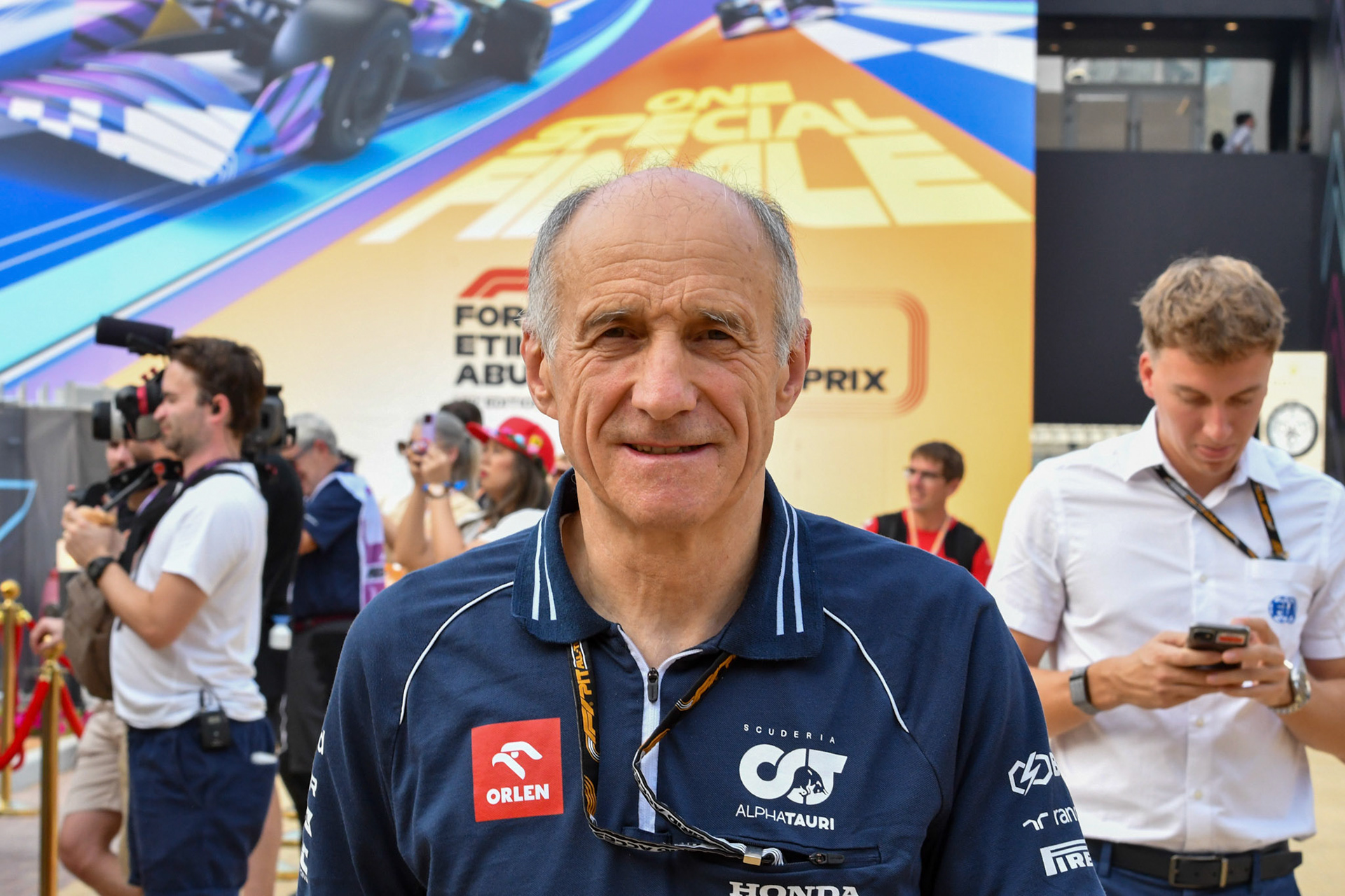 Franz Tost, Scuderia Alpha Tauri; Formel 1 GP Abu Dhabi. Freitag 24.11.2023