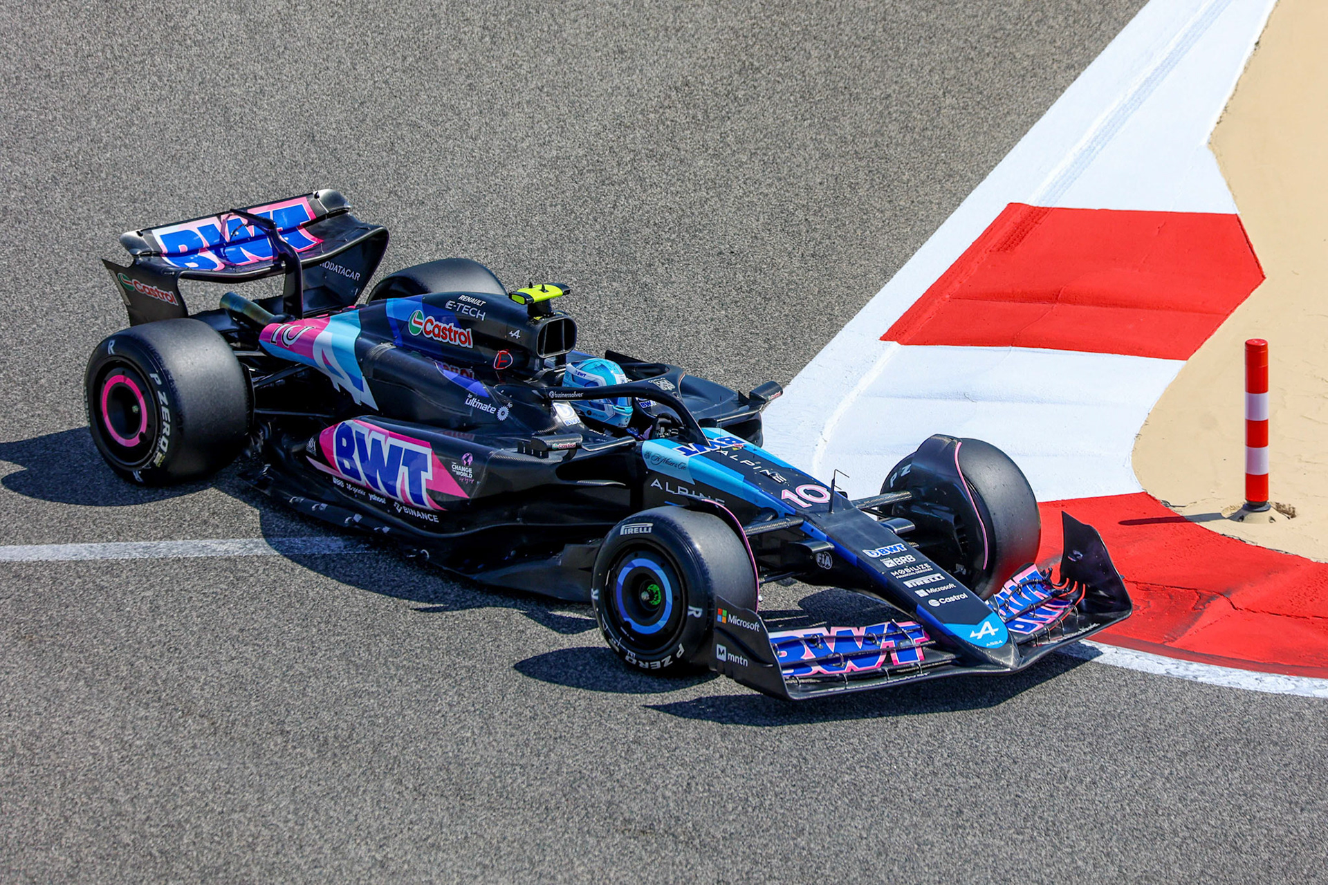 Pierre Gasly #10, BWT Alpine F1 Team; Formel 1 Pre-Season Tests Bahrain. Donnerstag, 22.02.2024