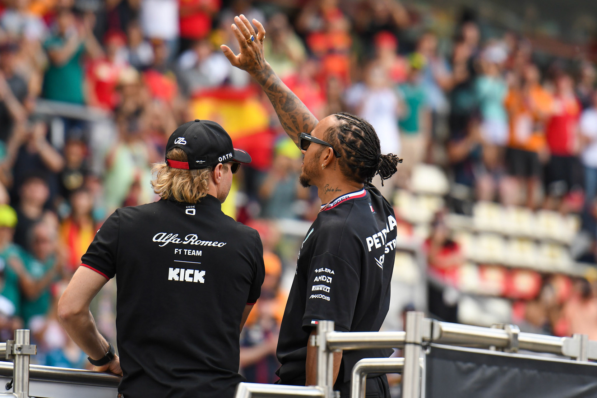 Lewis Hamilton (GBR) Mercedes AMG F1 Team; Formel 1 GP Barcelona. Sonntag 04.06.2023