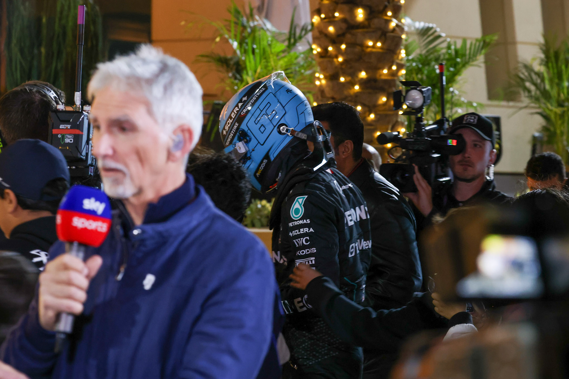 George Russell #63, Mercedes-AMG Petronas F1 Team; Formel 1 GP Bahrain. Freitag 01.03.2024