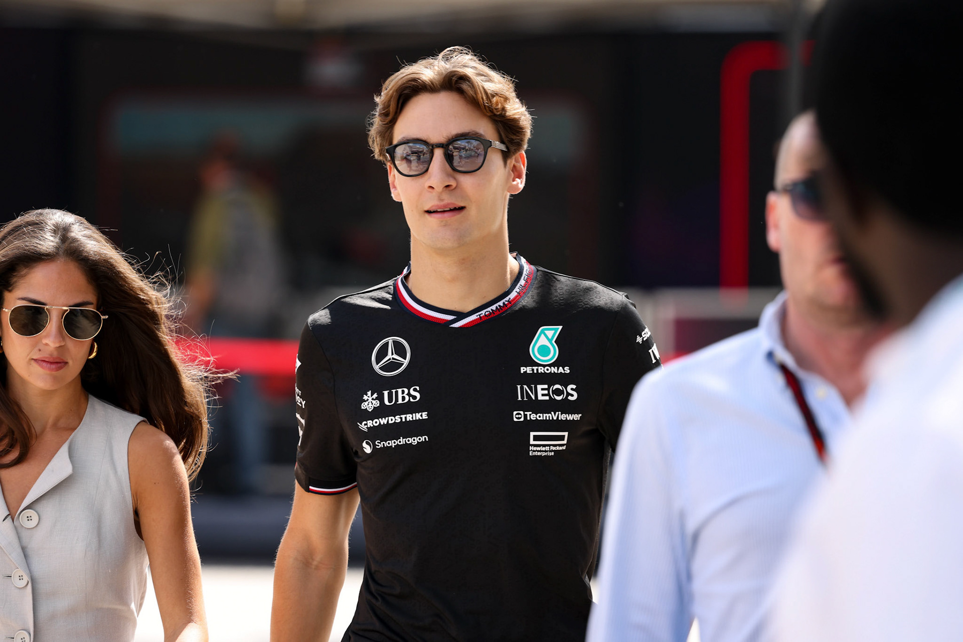 George Russell #63, Mercedes-AMG Petronas F1 Team; Formel 1 GP Bahrain. Samstag 02.03.2024