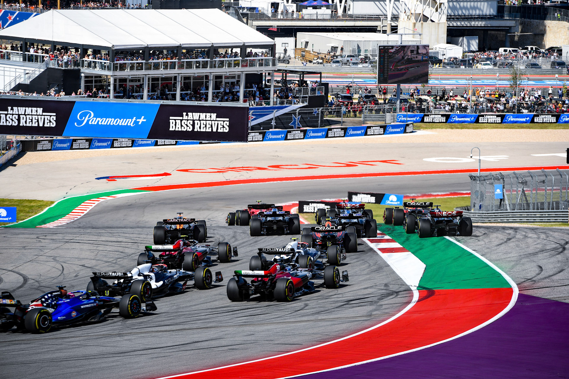Rennstart; Formel 1 GP USA Austin Texas. Sonntag 22.10.2023
