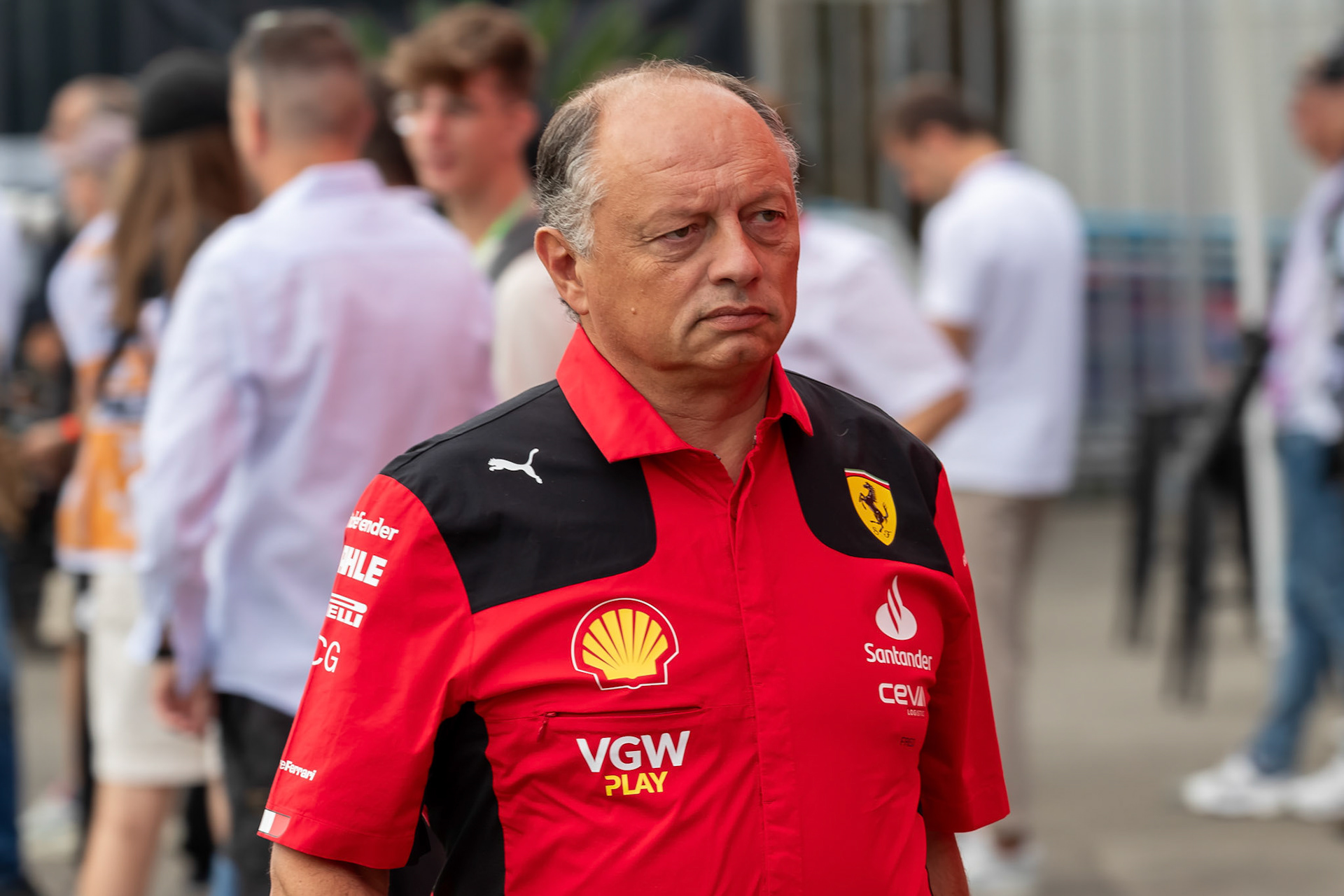 Frederic Vasseur Scuderia Ferrari; Formel 1 GP Italien / Monza. Samstag, 02.09.2023