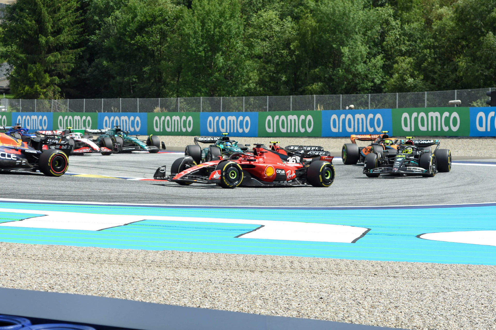 Rennenstart; Formel 1 GP Austria / Österreich. Sonntag, 02.07.2023