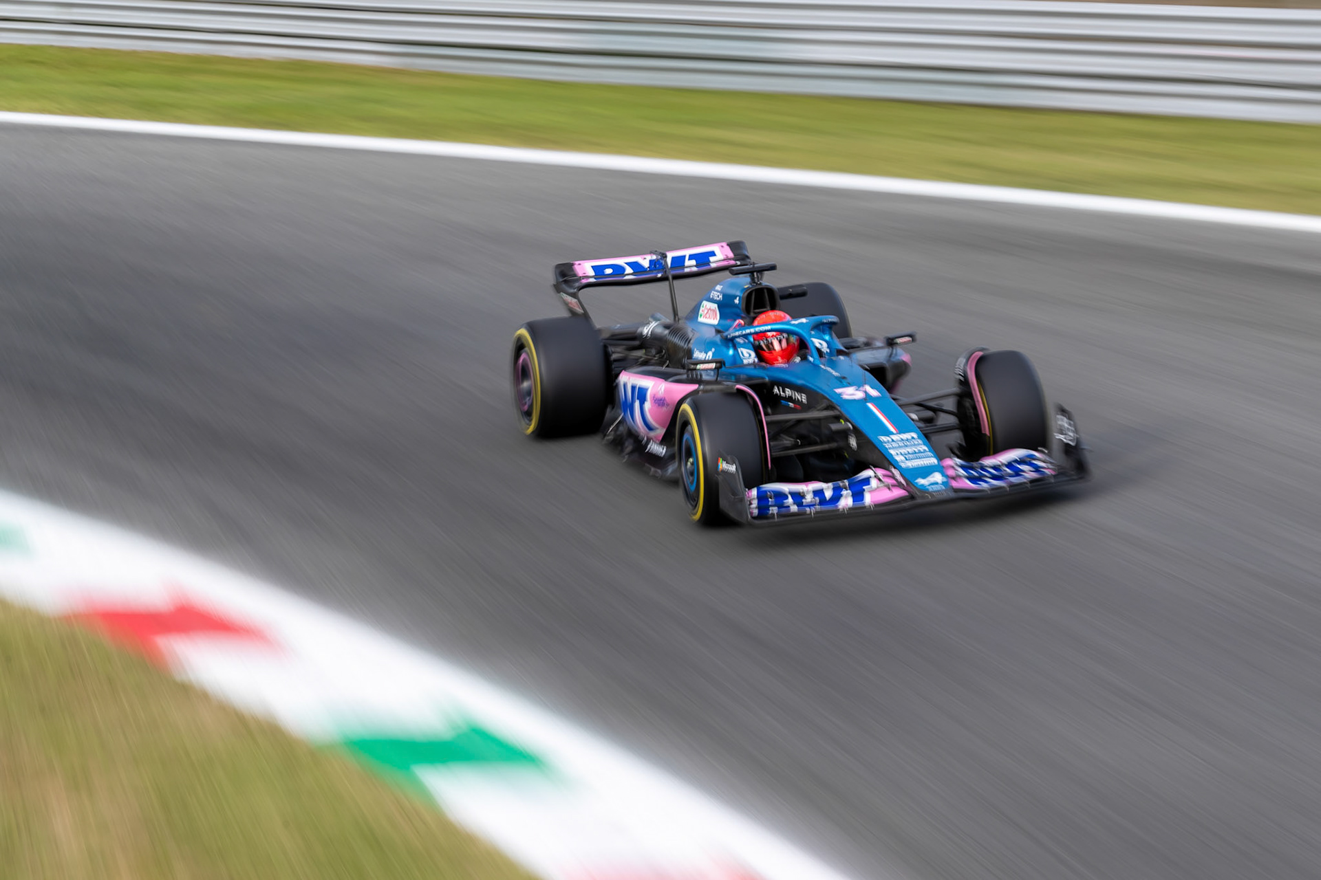 Esteban Ocon (FRA) Alpine F1 Team; Formel 1 GP Italien / Monza. Freitag, 01.09.2023