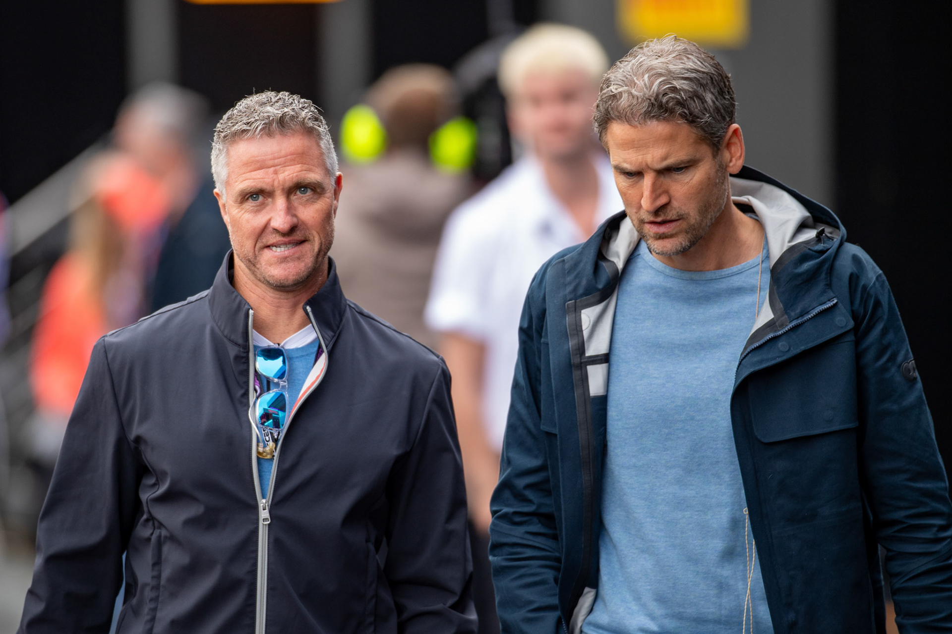 Ralf Schumacher und Peter Hardenacke Sky; Formel 1 GP Holland / Zandvoort. Samstag, 26.08.2023