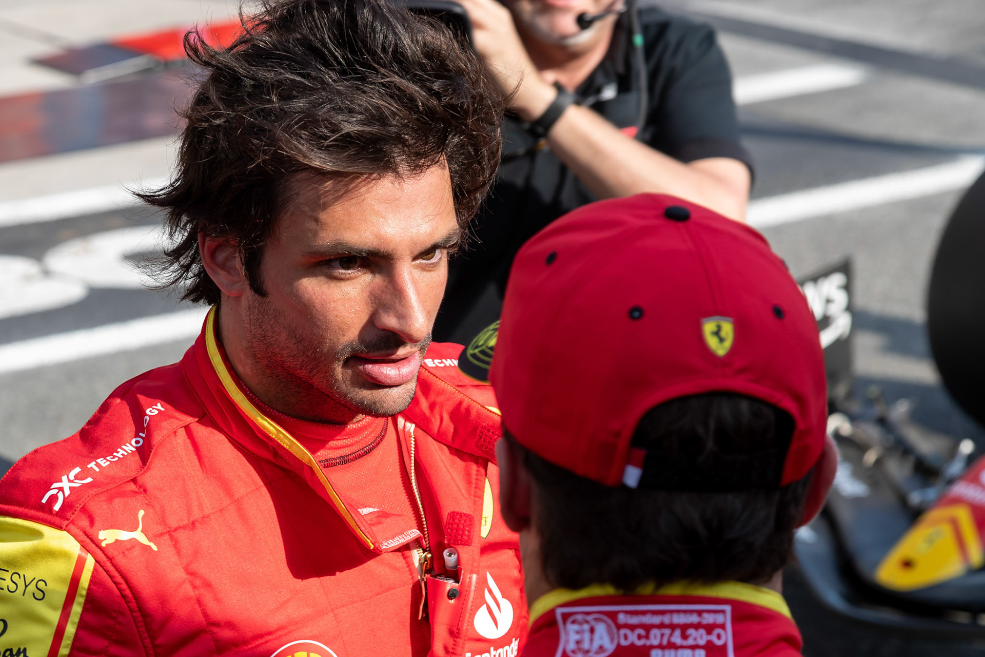Carlos Sainz (ESP) Scuderia Ferrari; Formel 1 GP Italien / Monza. Samstag, 02.09.2023