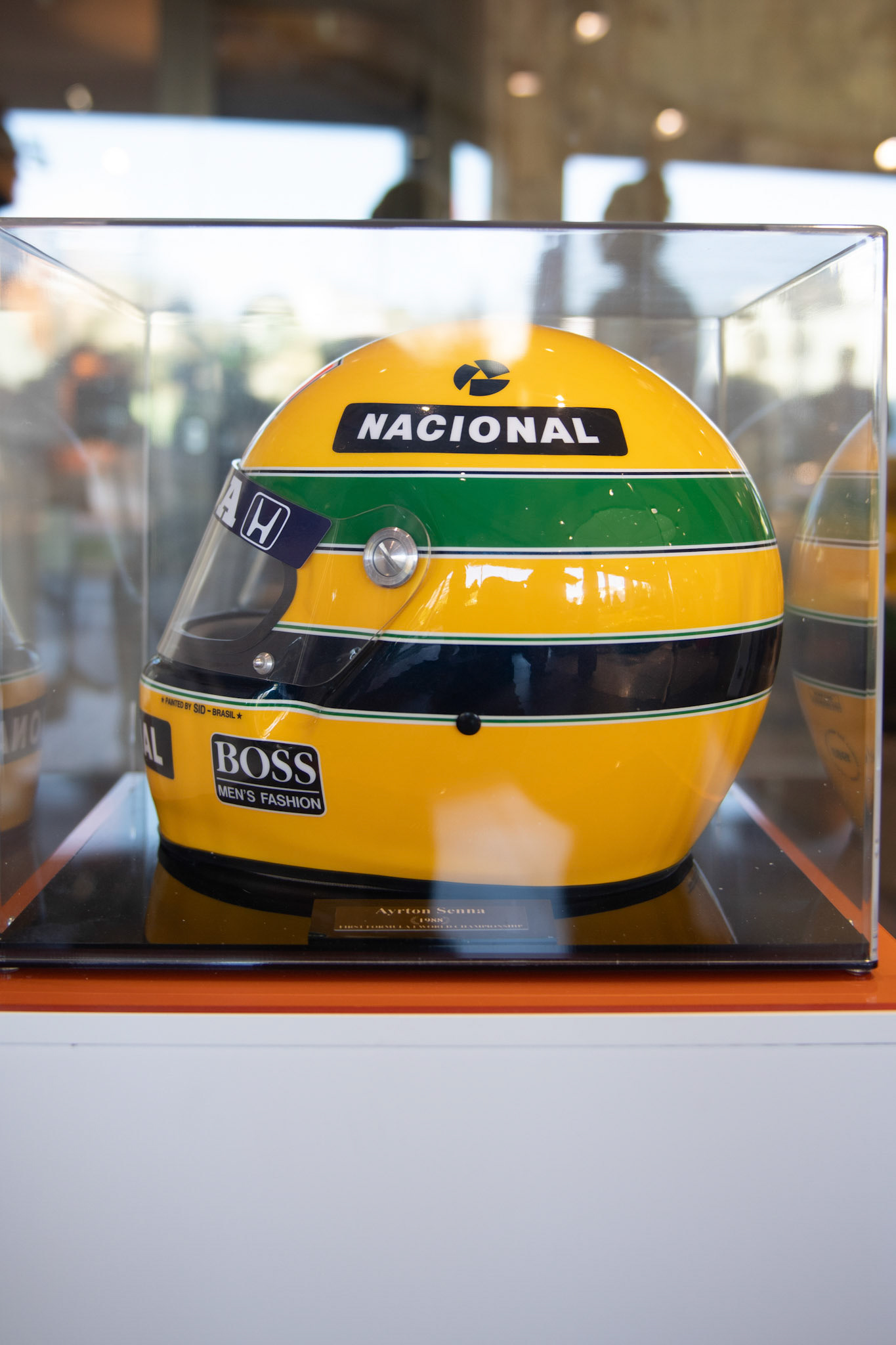 Ayrton Senna´s Helm; Formel1 GP Monaco Donnerstag, 23.05.2024
