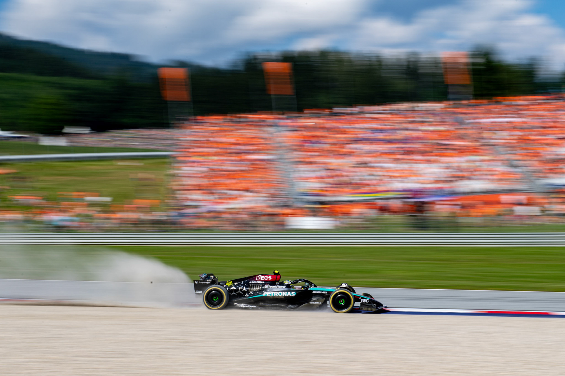 Lewis Hamilton #44, Mercedes-AMG Petronas F1 Team;Formel 1 GP Austria / Österreich. Freitag, 28.06.2024