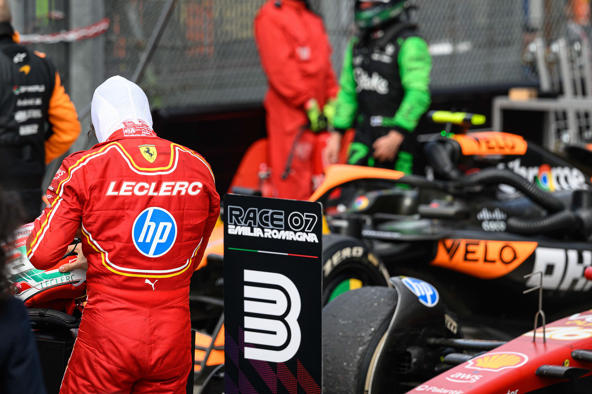 Charles Leclerc #16, Scuderia Ferrari; F1 GP Imola / Italien Sonntag, 19.05.2024