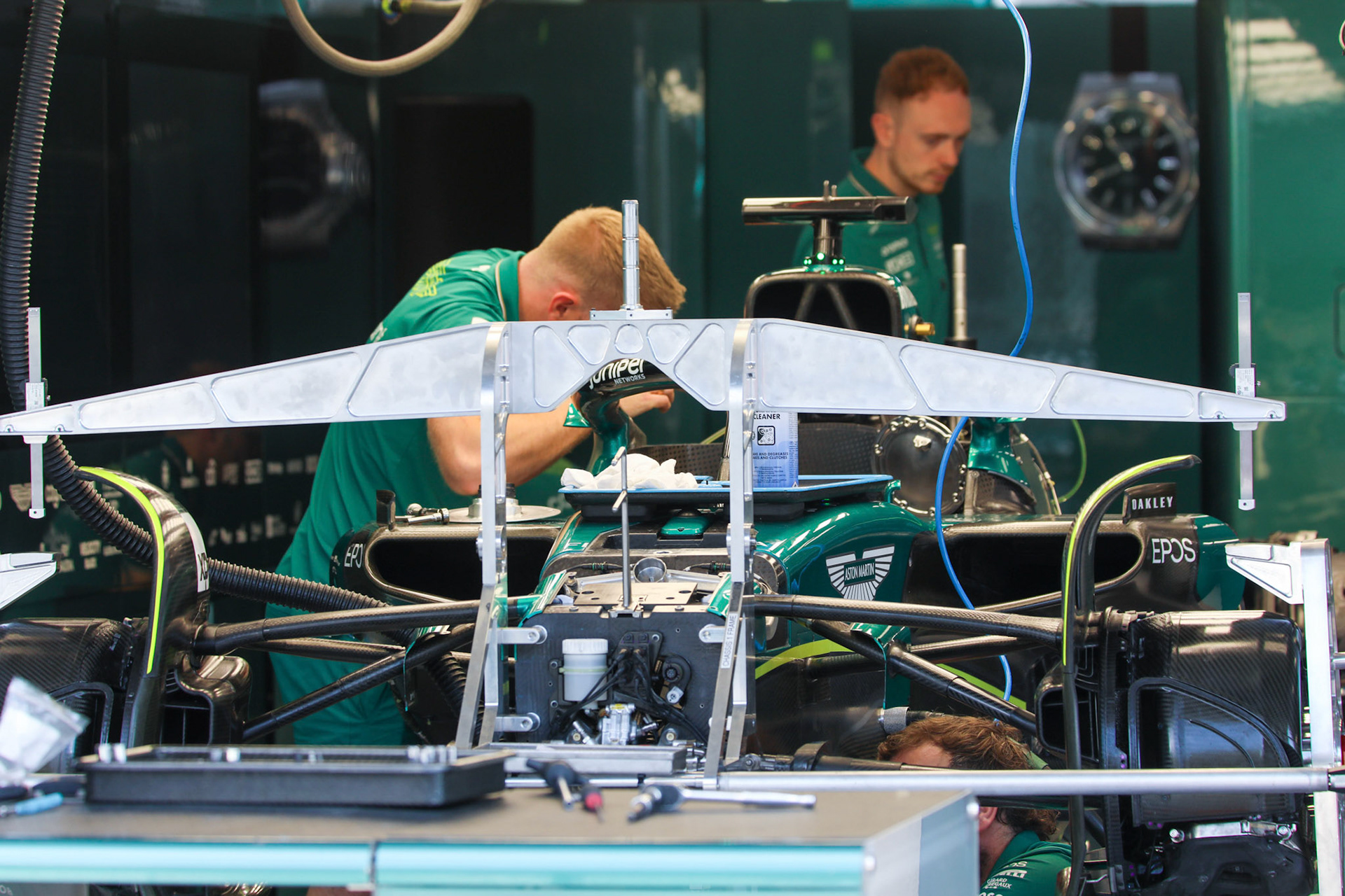 Aston Martin Formula One Team; Formel 1 GP Budapest / Ungarn. Donnerstag, 20.07.2023
