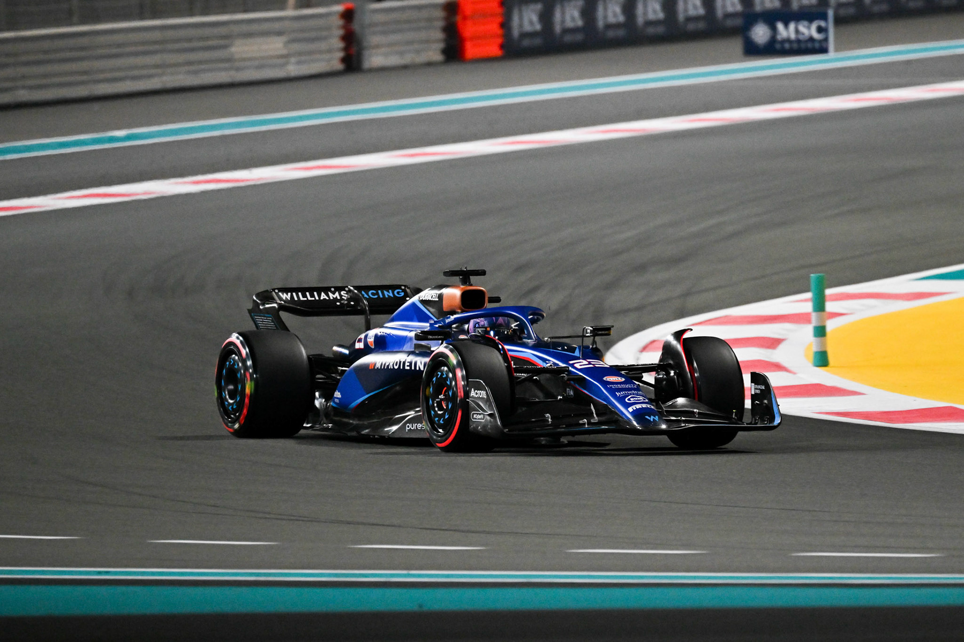 Alexander Albon (THA) Williams Racing;Formel 1 GP Abu Dhabi. Samstag 25.11.2023