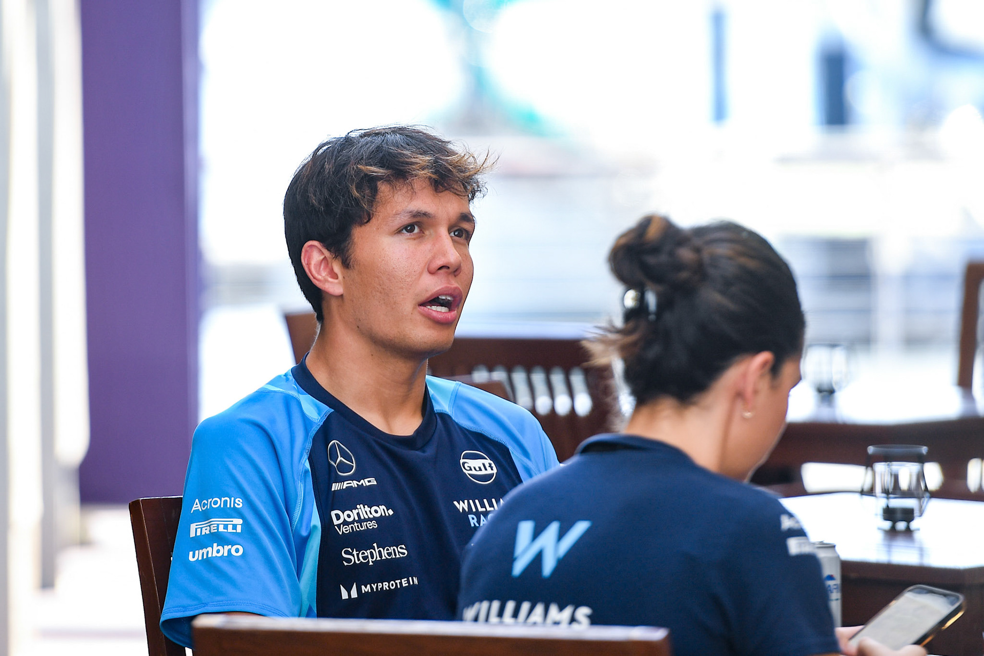 Alexander Albon (THA) Williams Racing;Formel 1 GP Abu Dhabi. Donnerstag 23.11.2023