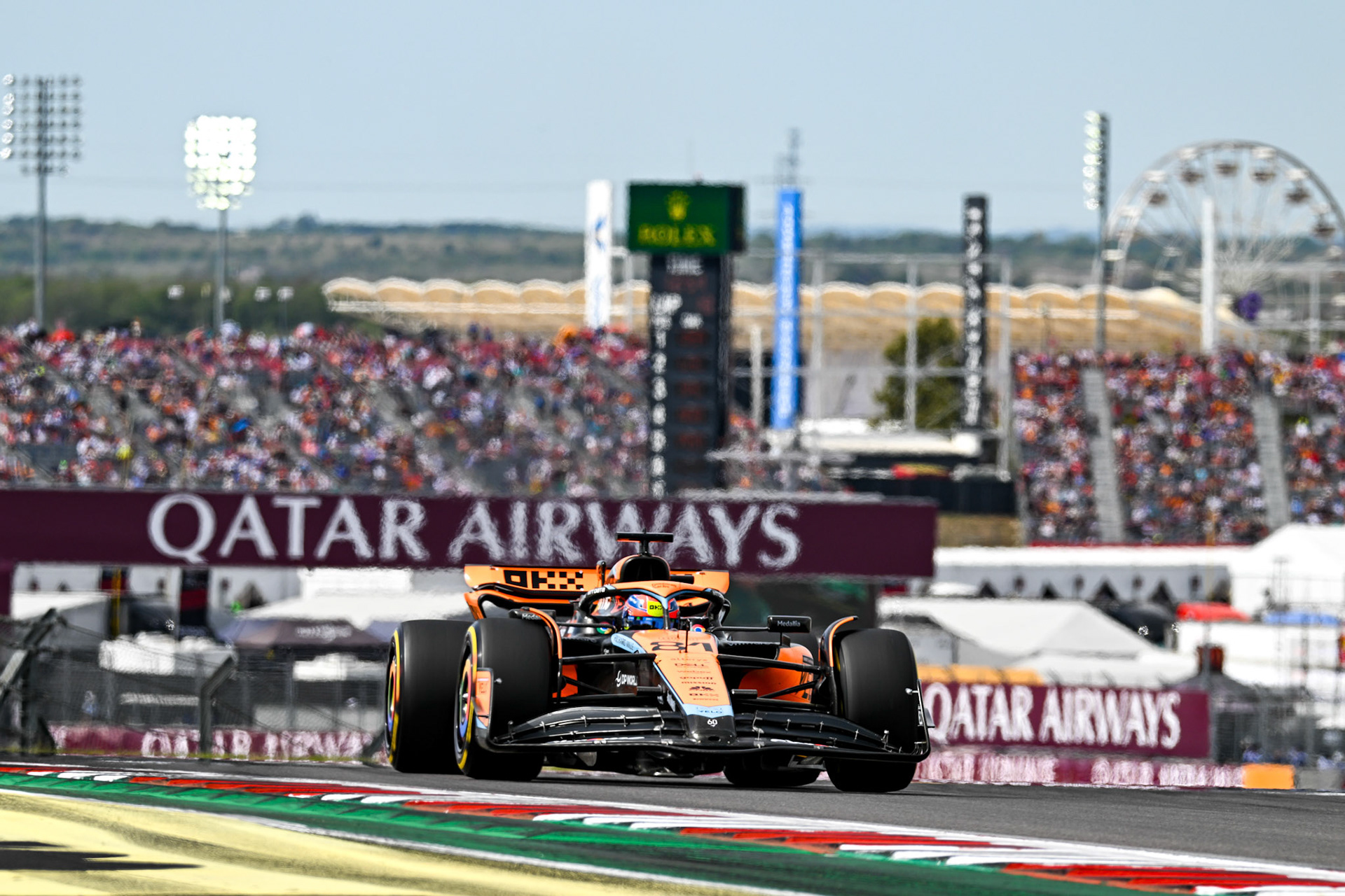 Oscar Piastri (AUS) McLaren F1; Formel 1 GP USA Austin Texas. Samstag 21.10.2023