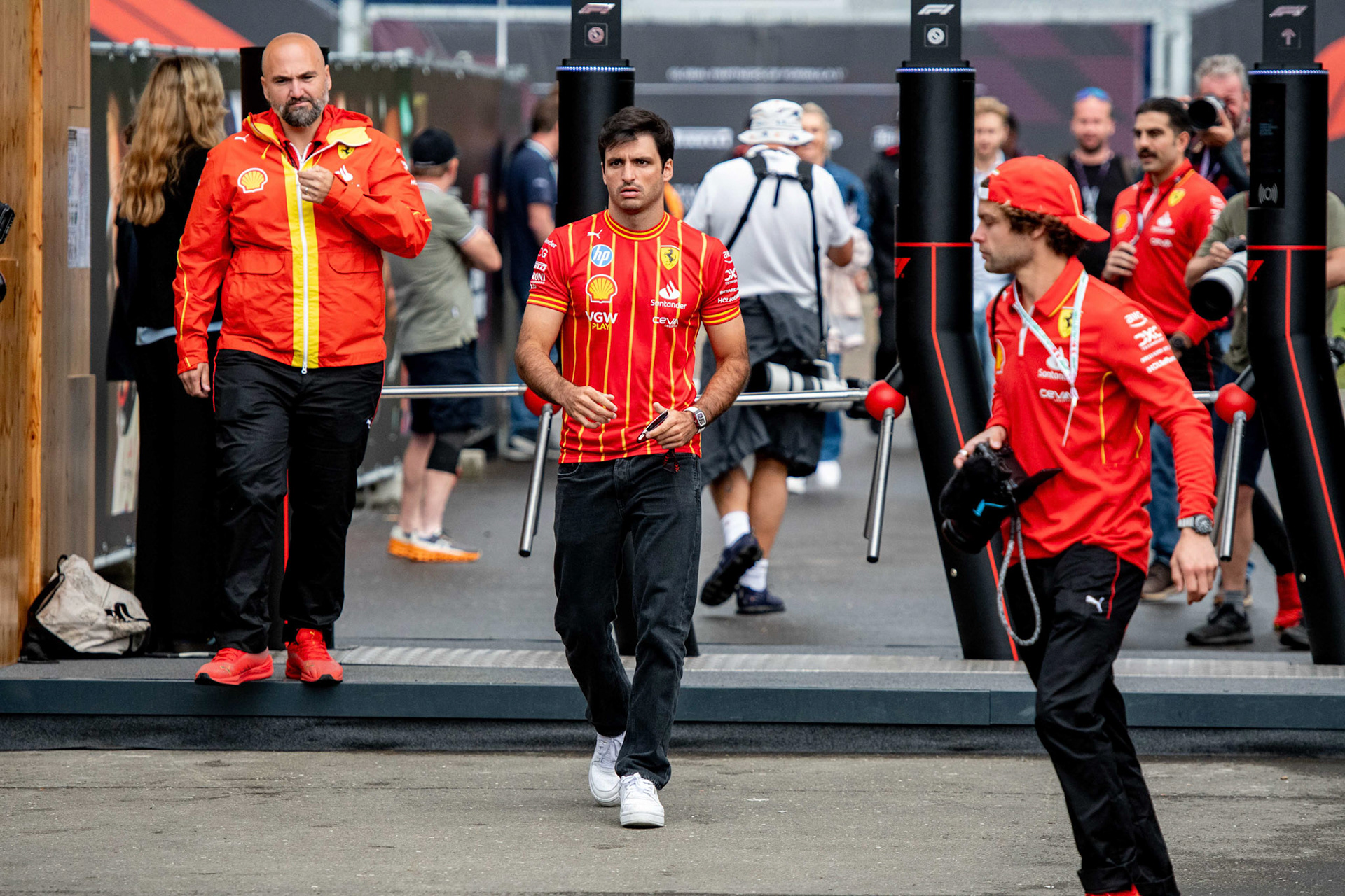 Carlos Sainz #55, Scuderia Ferrari;Formel 1 GP Austria / Österreich. Donnerstag, 27.06.2024