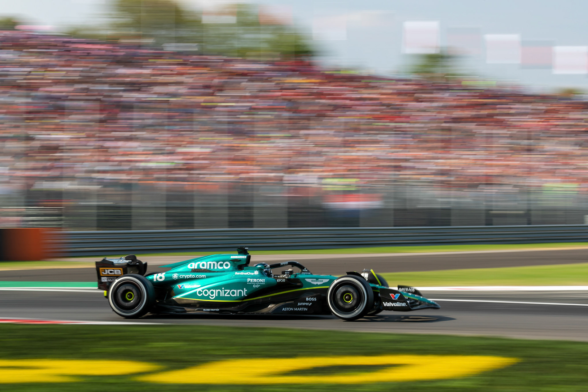 Lance Stroll (CAN) Aston Martin Formula One Team; Formel 1 GP Italien / Monza. Samstag, 02.09.2023