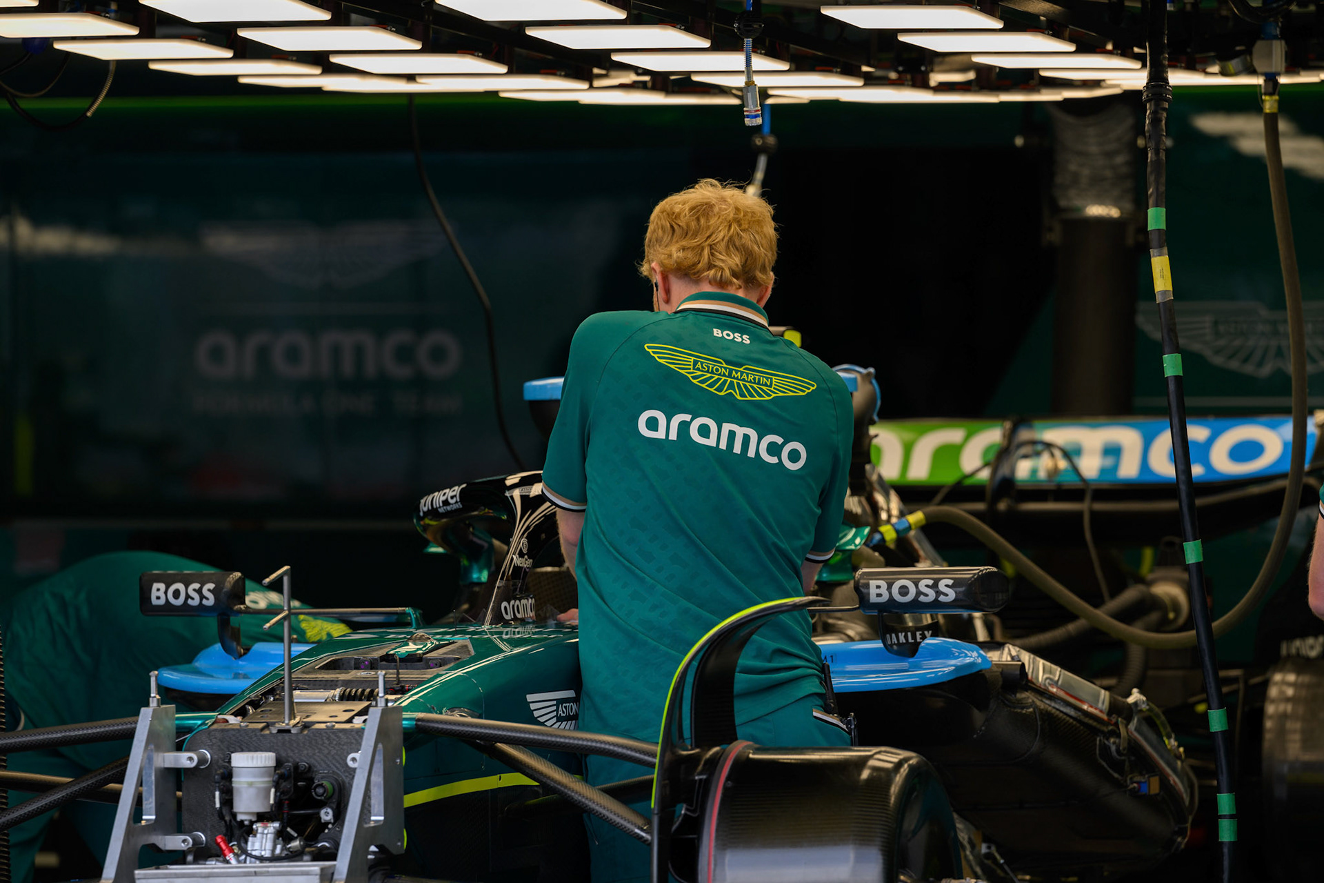 Aston Martin Aramco F1 Team; F1 GP Imola / Italien Donnerstag, 16.05.2024