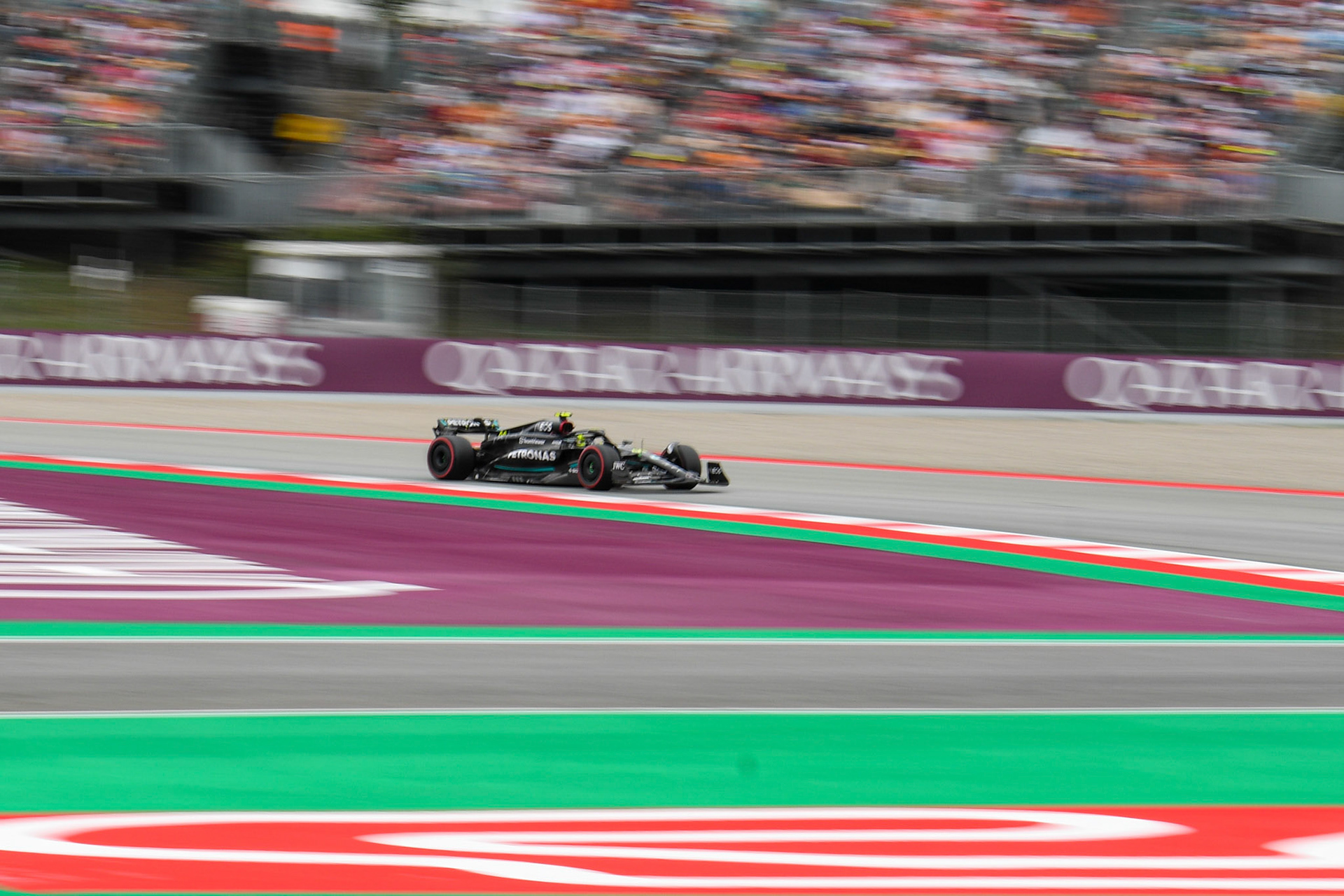 Lewis Hamilton (GBR) Mercedes AMG F1 Team; Formel 1 GP Barcelona. Samstag 03.06.2023