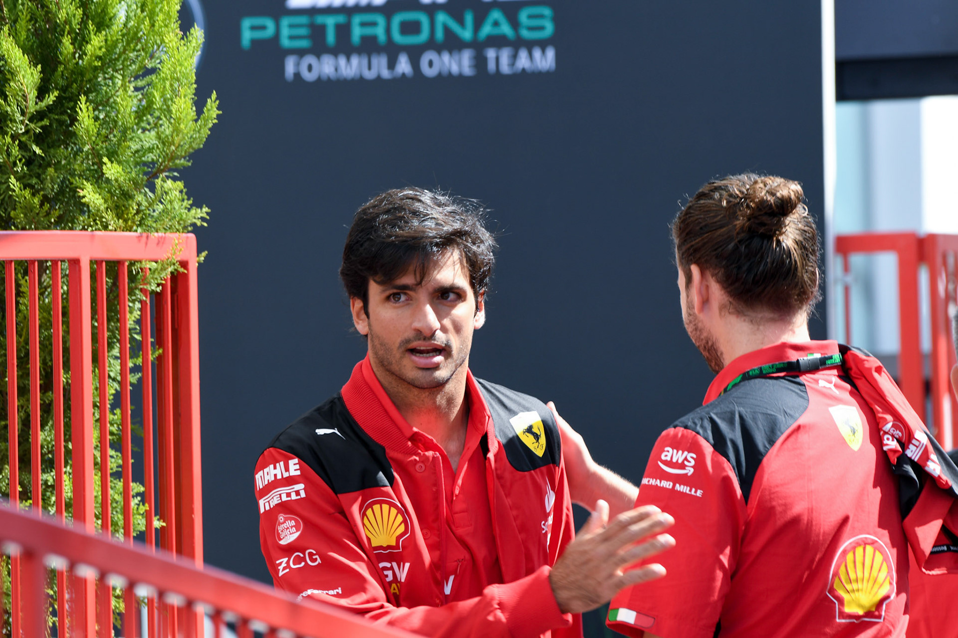Carlos Sainz (ESP) Scuderia Ferrari; Formel 1 GP Baku Azerbaijan. Samstag 29.04.2023